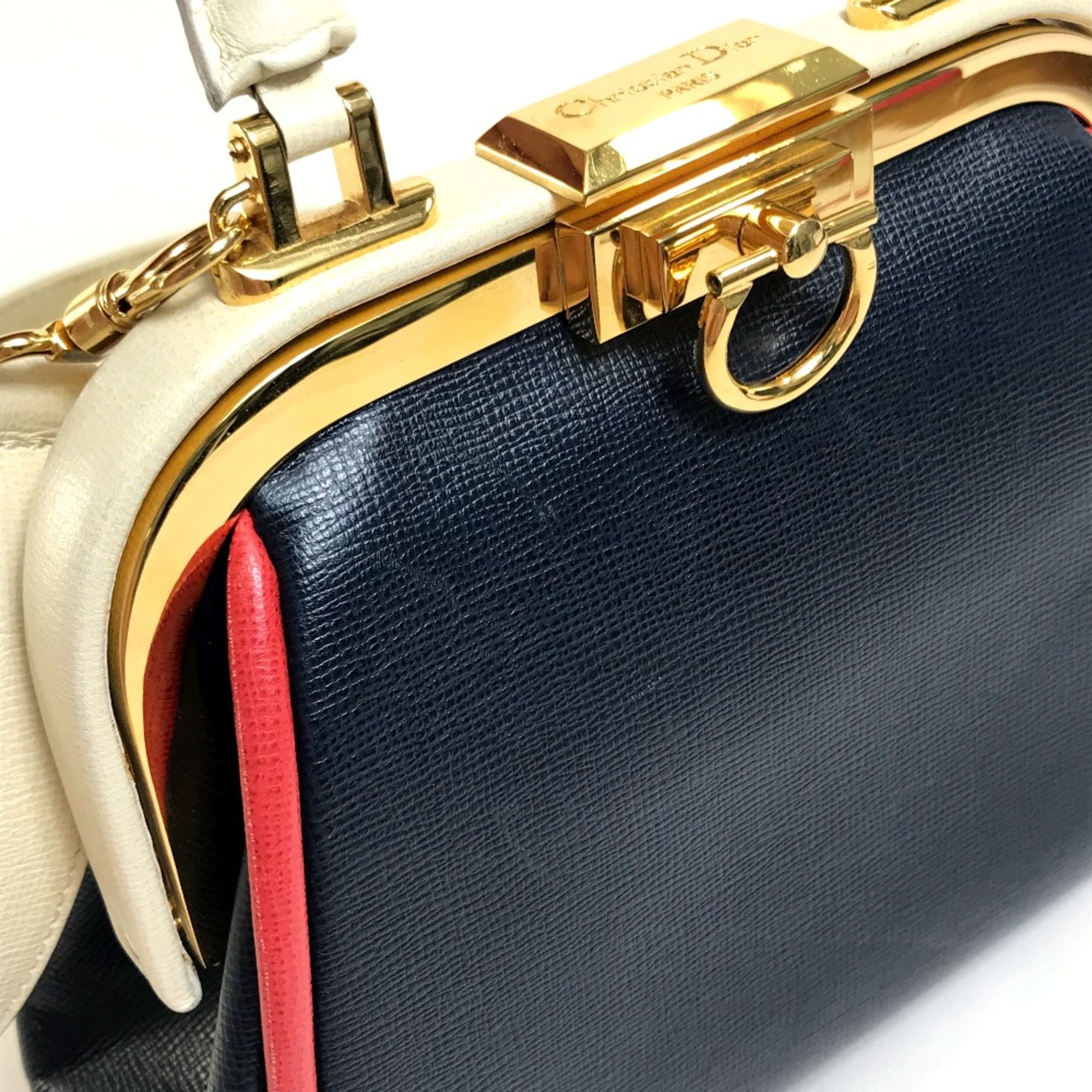 Leather Handbag (Pre-Owned) - Christian Dior - Modalova