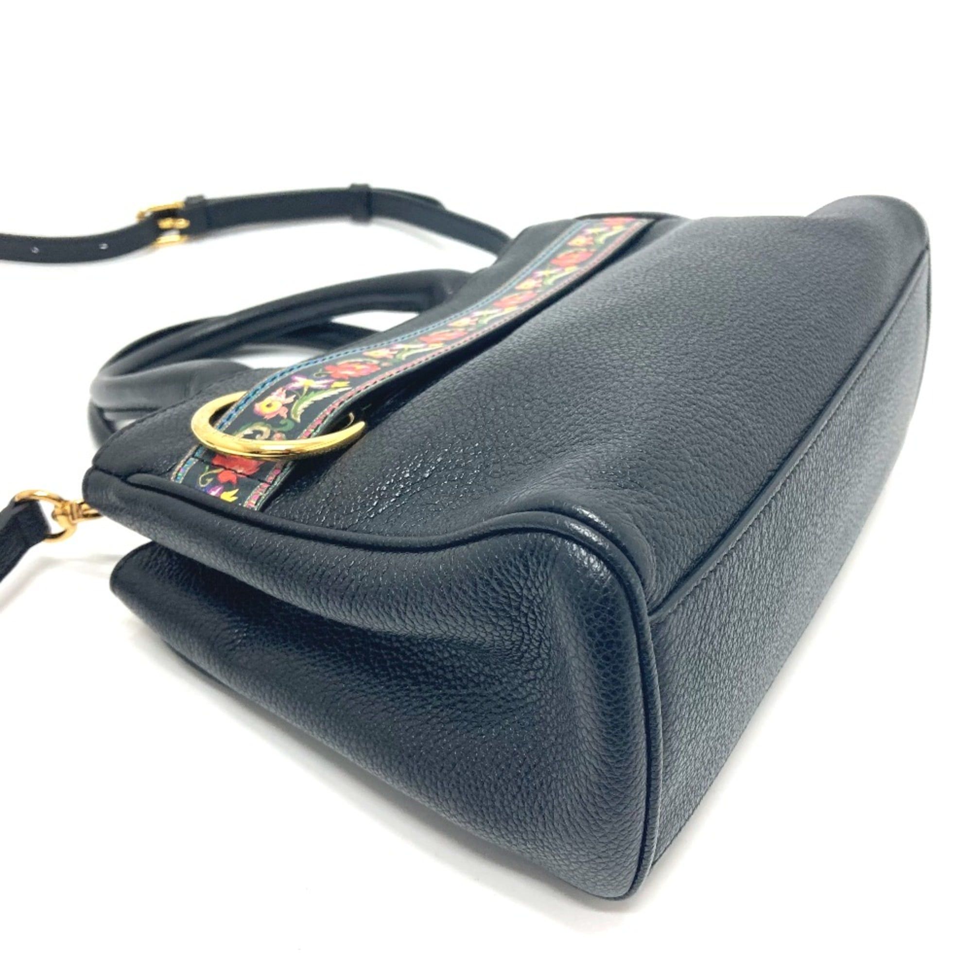 Leather Handbag (Pre-Owned) - Etro - Modalova