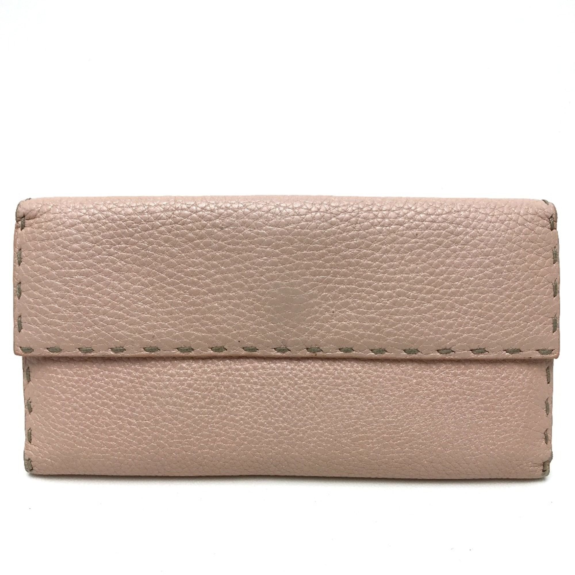 Leather Long Wallet (Bi-Fold) (Pre-Owned) - Fendi - Modalova