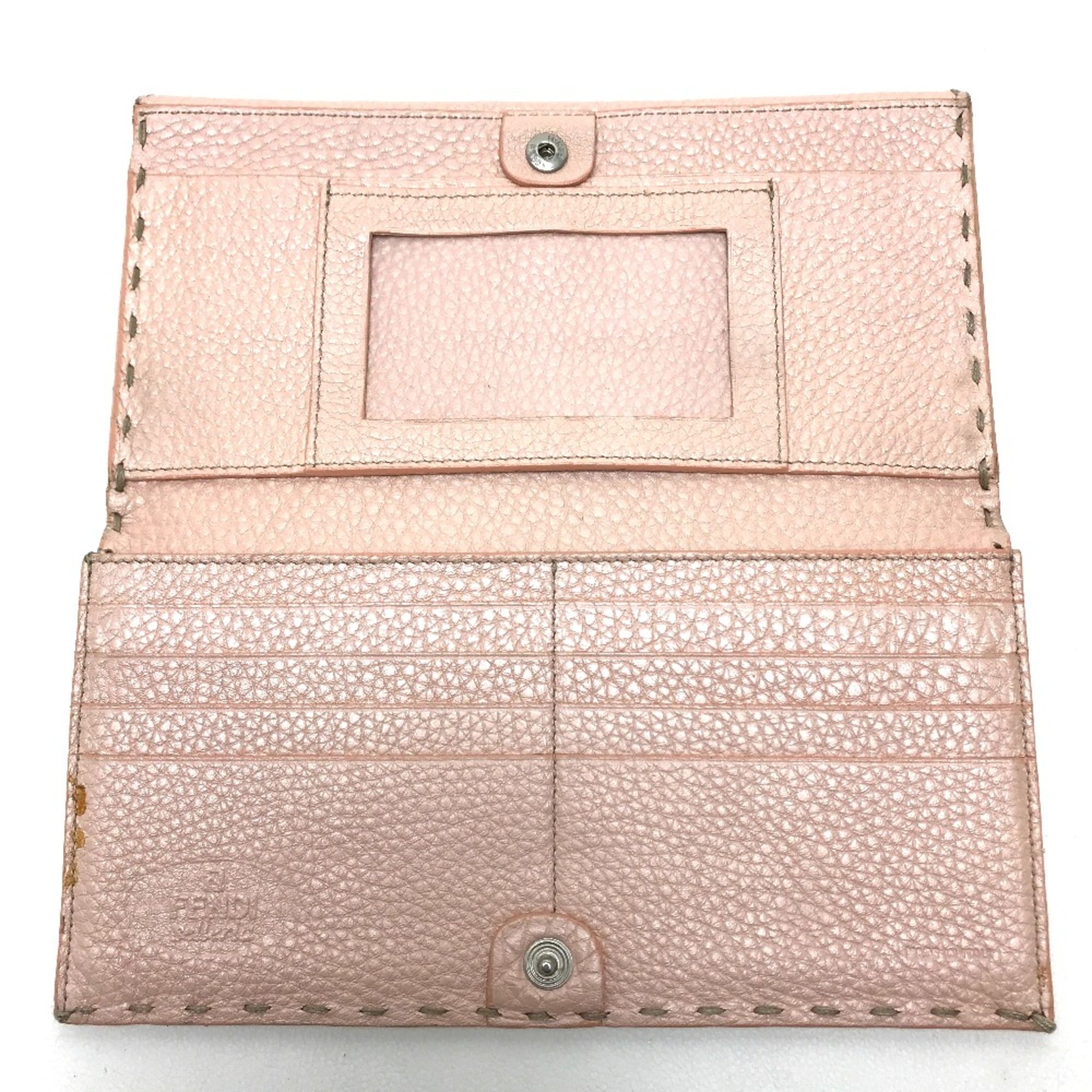 Leather Long Wallet (Bi-Fold) (Pre-Owned) - Fendi - Modalova