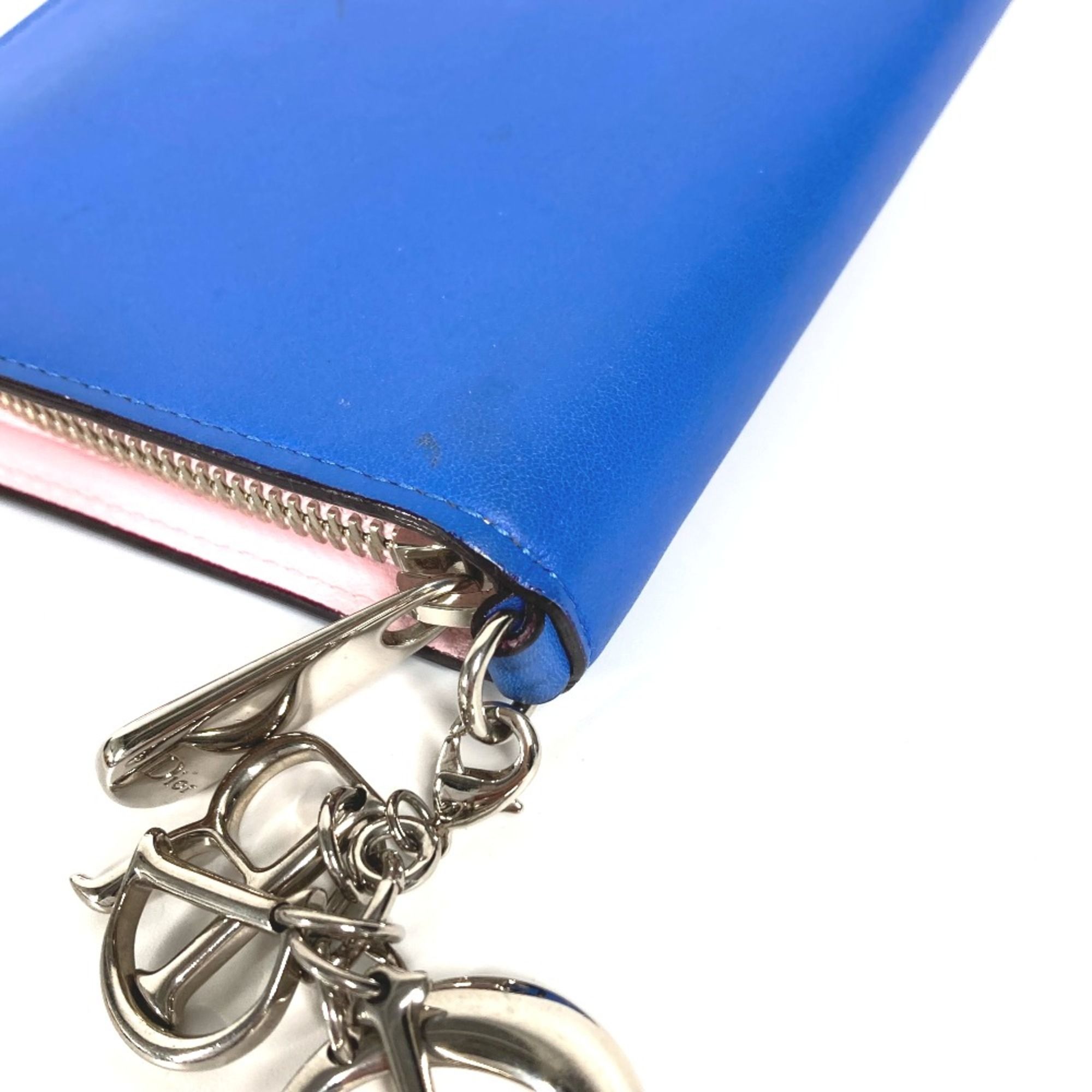Leather Long Wallet (Bi-Fold) (Pre-Owned) - Christian Dior - Modalova