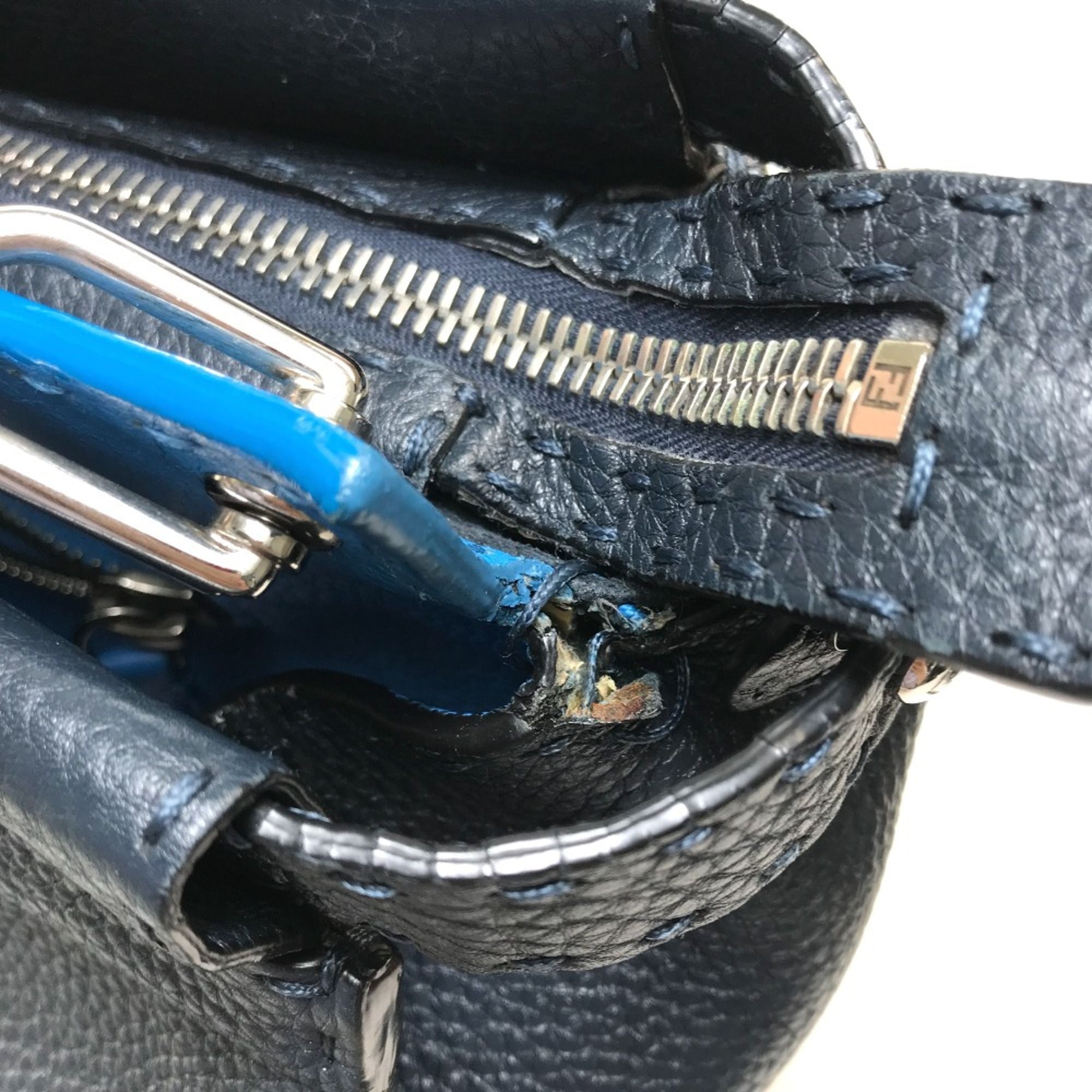 Leather Briefcase (Pre-Owned) - Fendi - Modalova