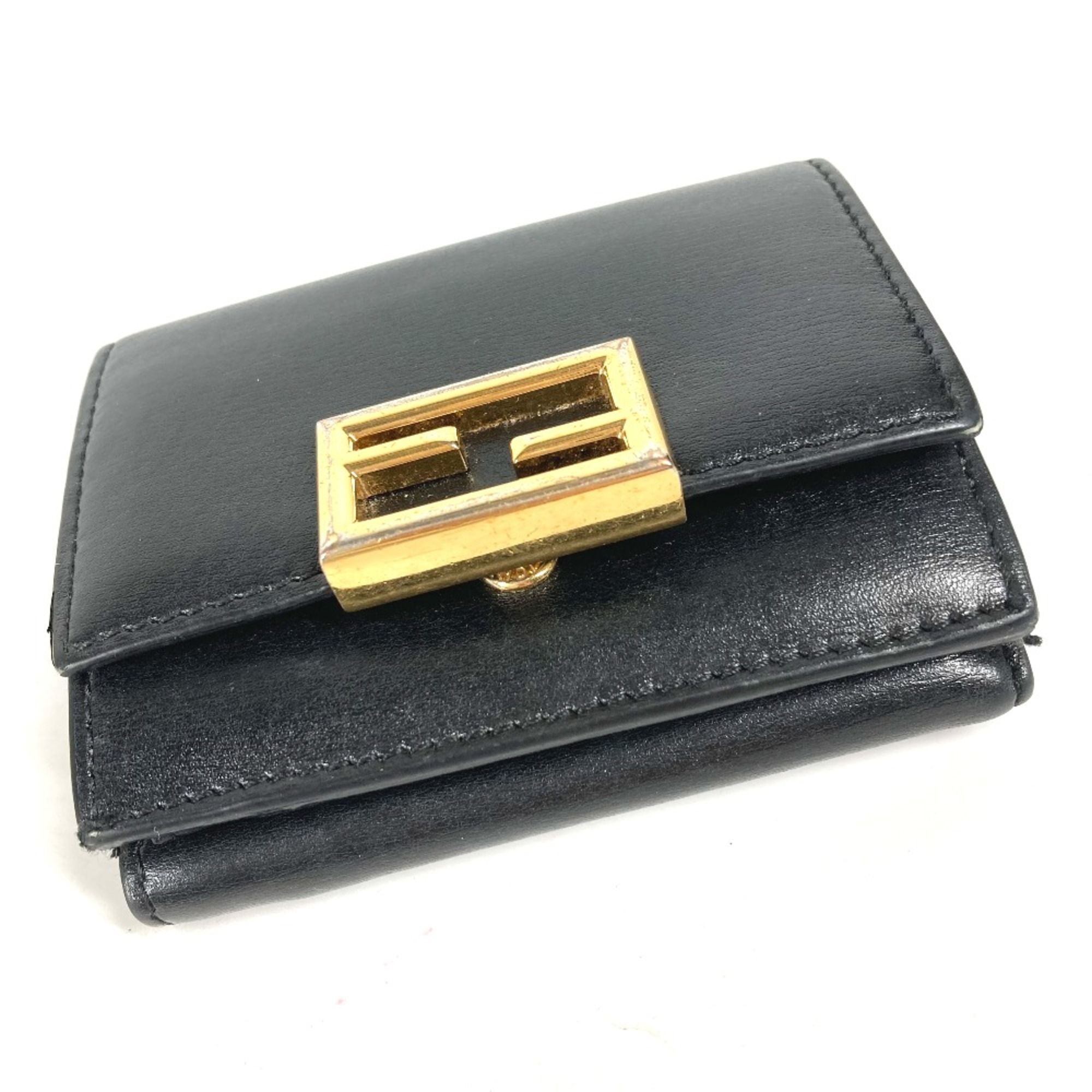 Leather Wallet (Tri-Fold) (Pre-Owned) - Fendi - Modalova