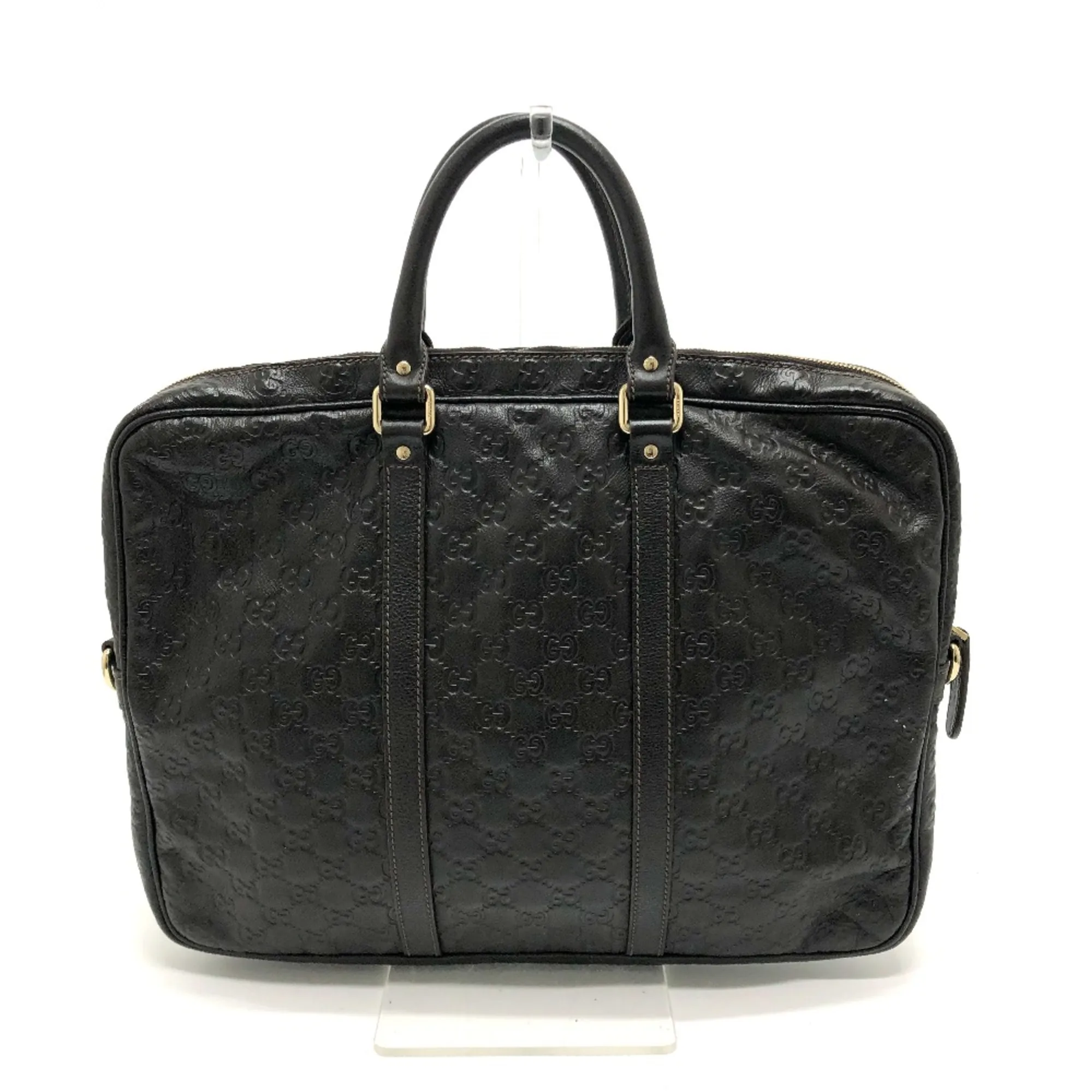 Leather Briefcase (Pre-Owned) - Gucci - Modalova