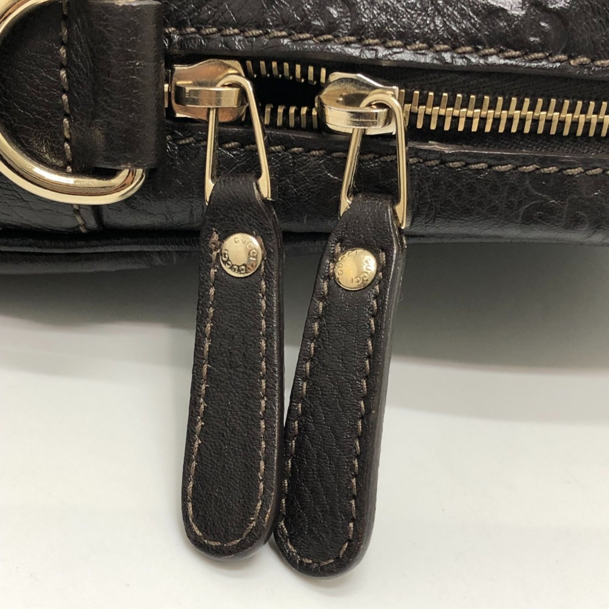 Leather Briefcase (Pre-Owned) - Gucci - Modalova