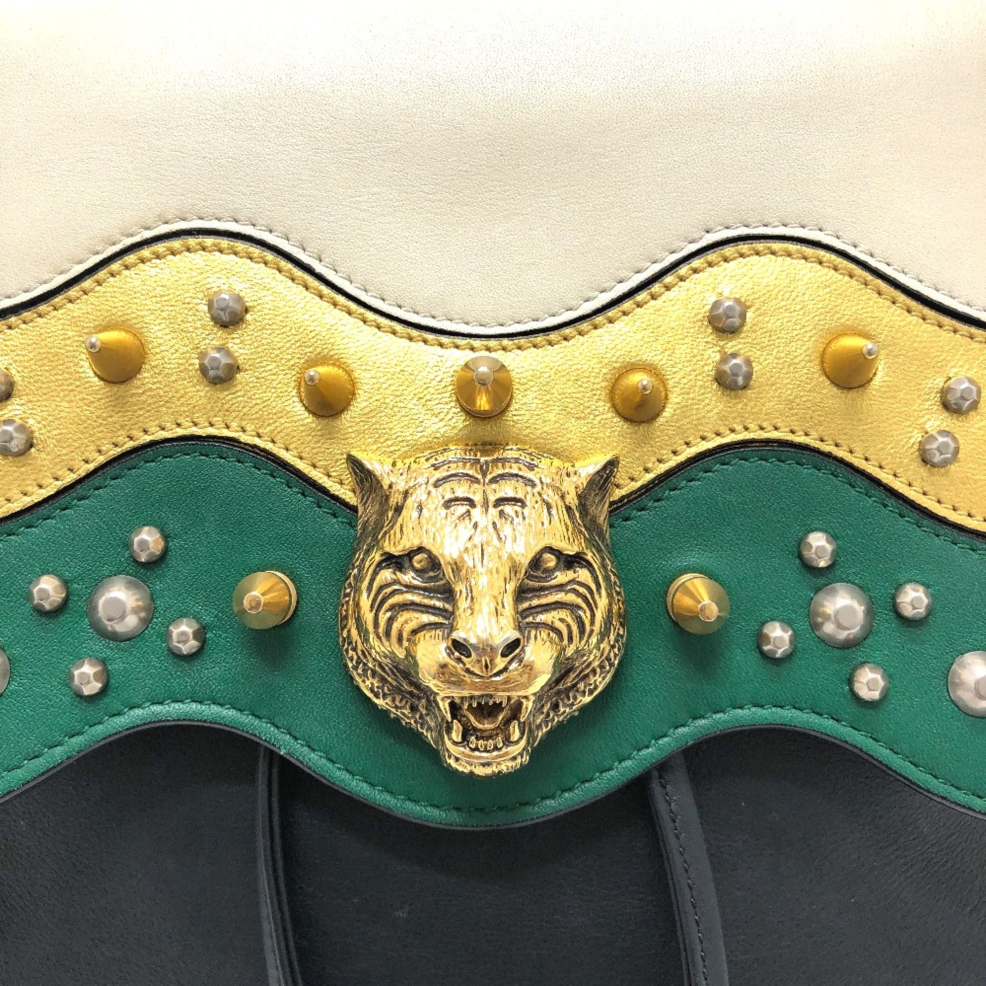 Leather Backpack (Pre-Owned) - Gucci - Modalova
