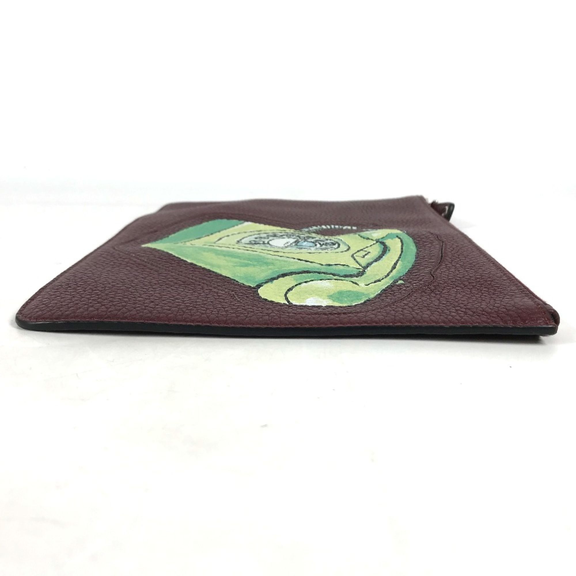 Leather Clutch Bag (Pre-Owned) - Fendi - Modalova