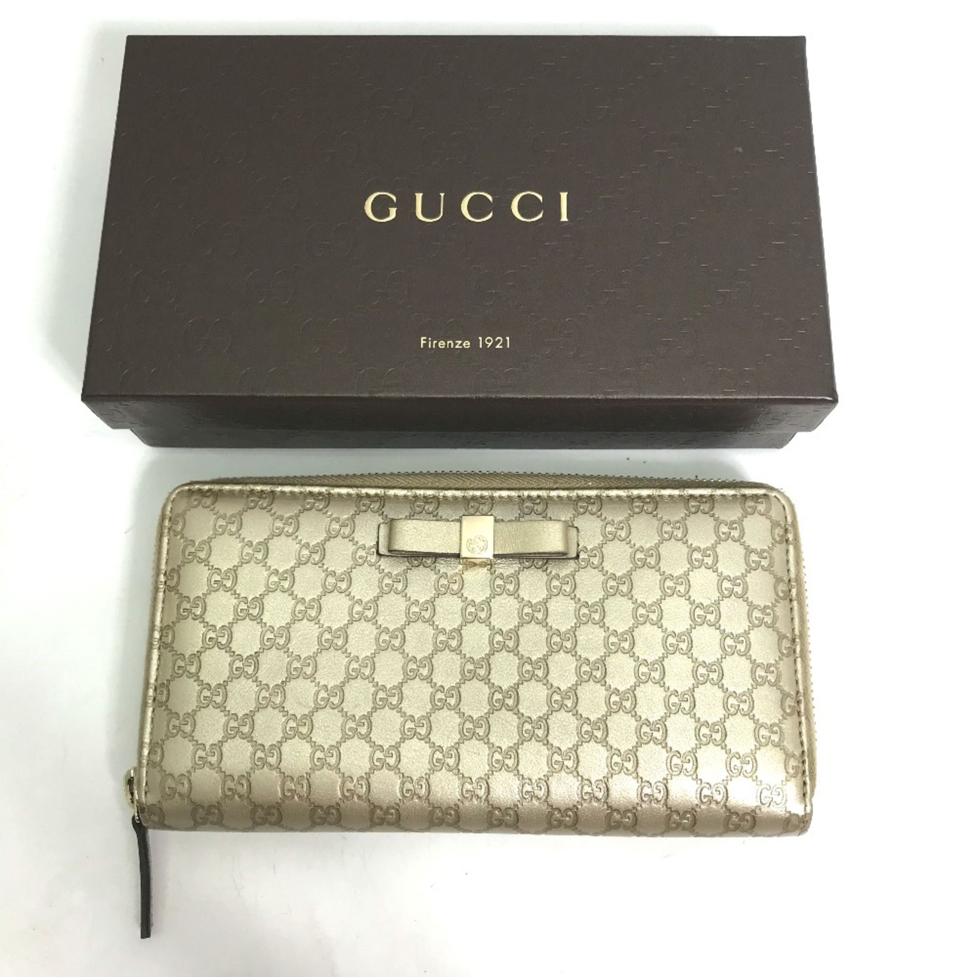 Leather Long Wallet (Bi-Fold) (Pre-Owned) - Gucci - Modalova