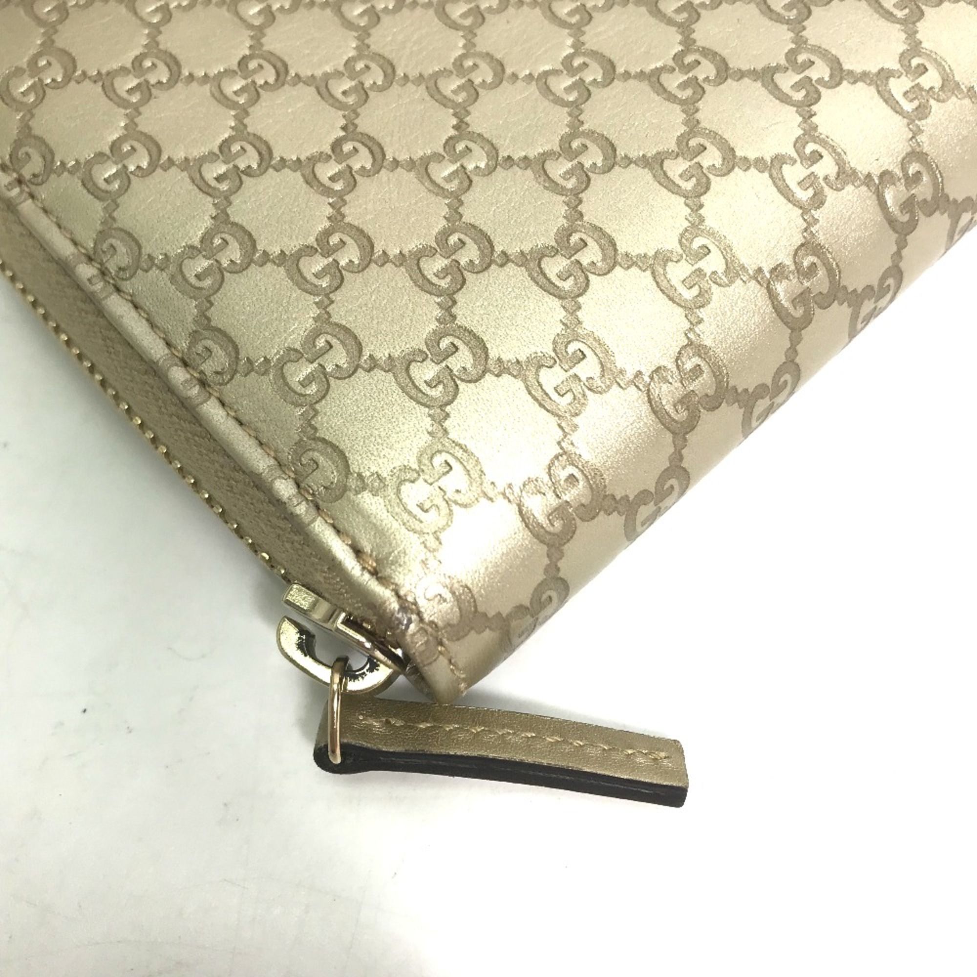 Leather Long Wallet (Bi-Fold) (Pre-Owned) - Gucci - Modalova