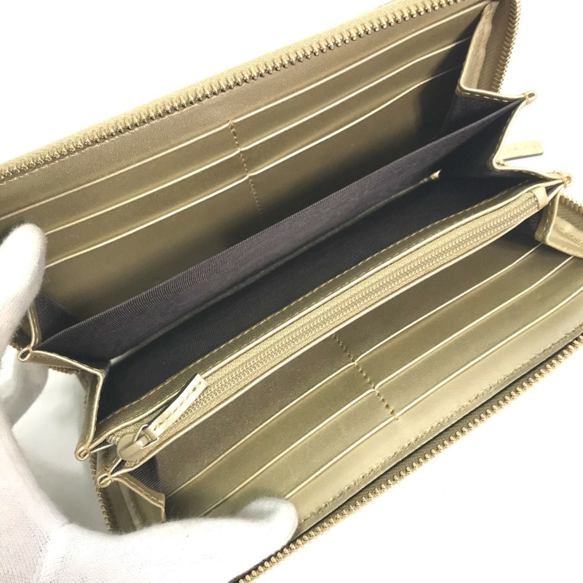 Leather Long Wallet (Bi-Fold) (Pre-Owned) - Gucci - Modalova