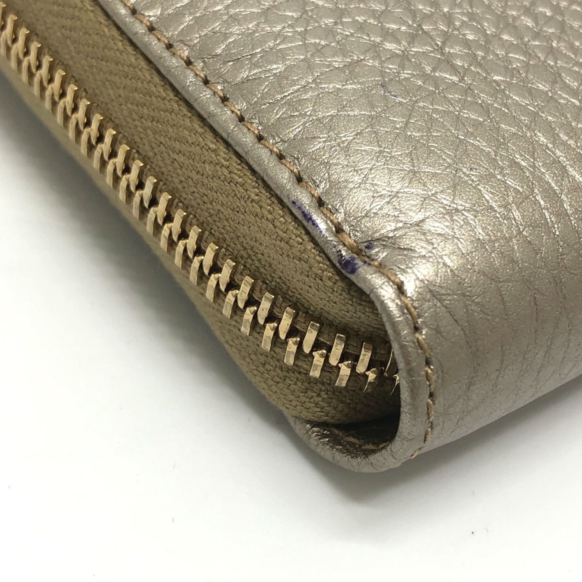 Leather Long Wallet (Bi-Fold) (Pre-Owned) - Gucci - Modalova