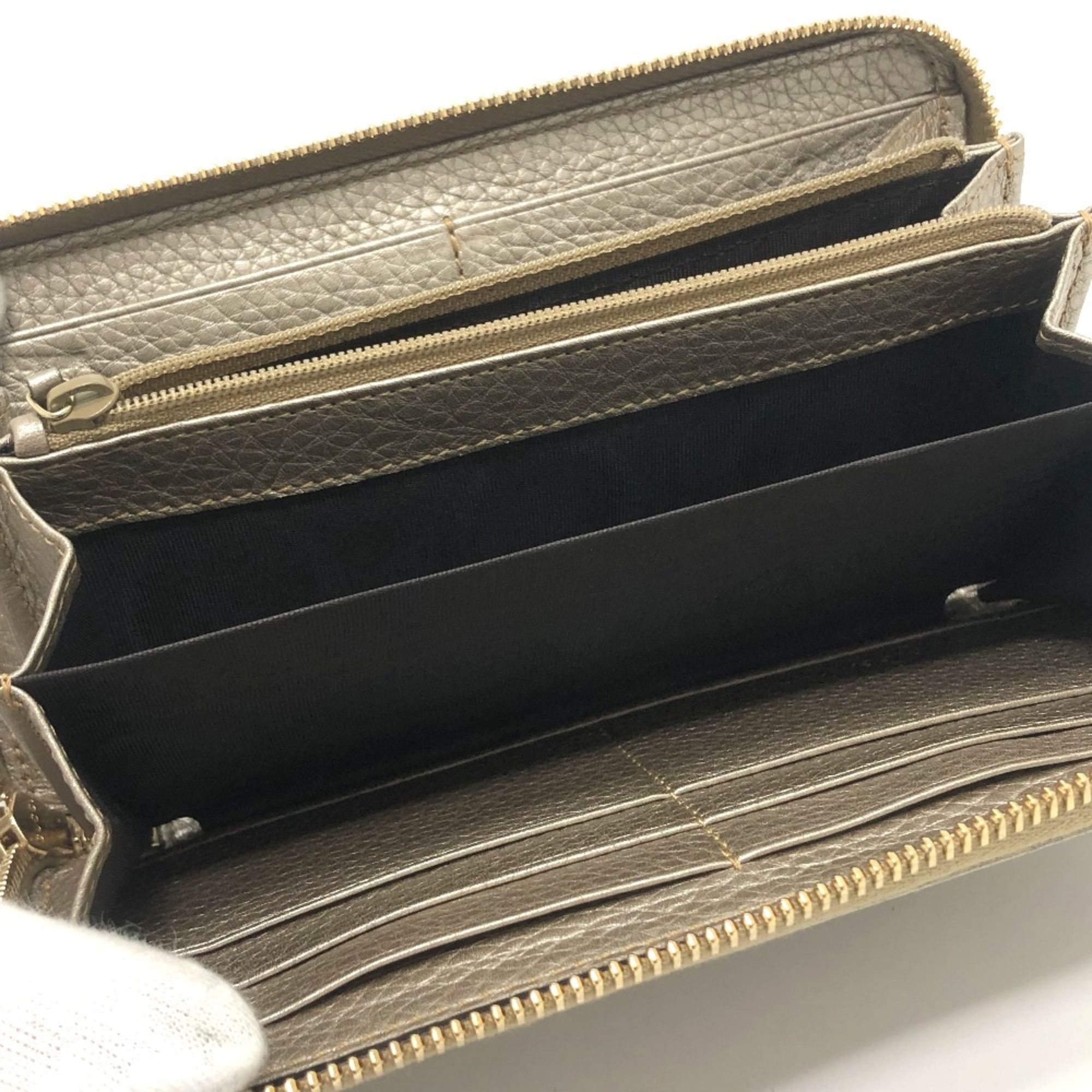 Leather Long Wallet (Bi-Fold) (Pre-Owned) - Gucci - Modalova