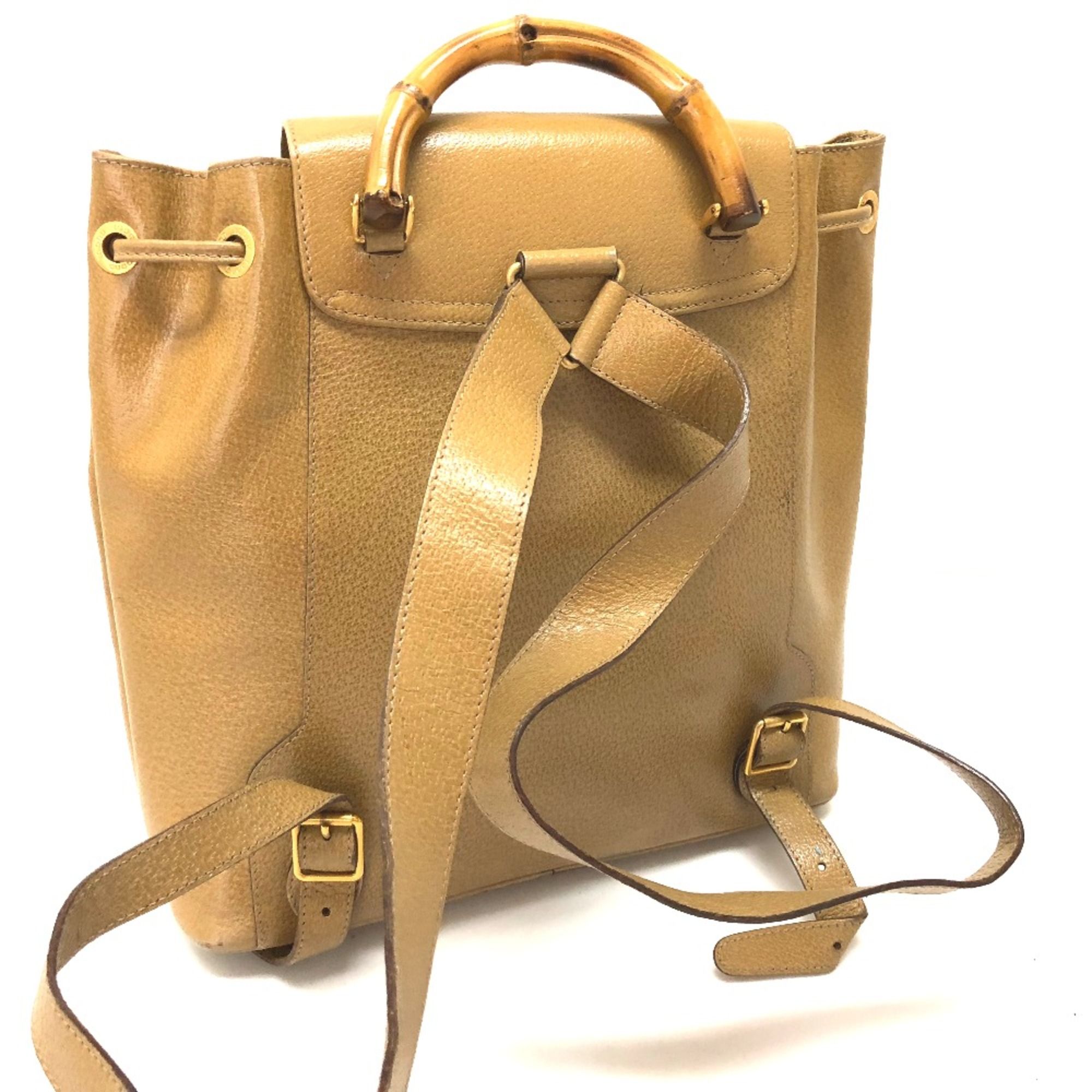 Leather Backpack (Pre-Owned) - Gucci - Modalova