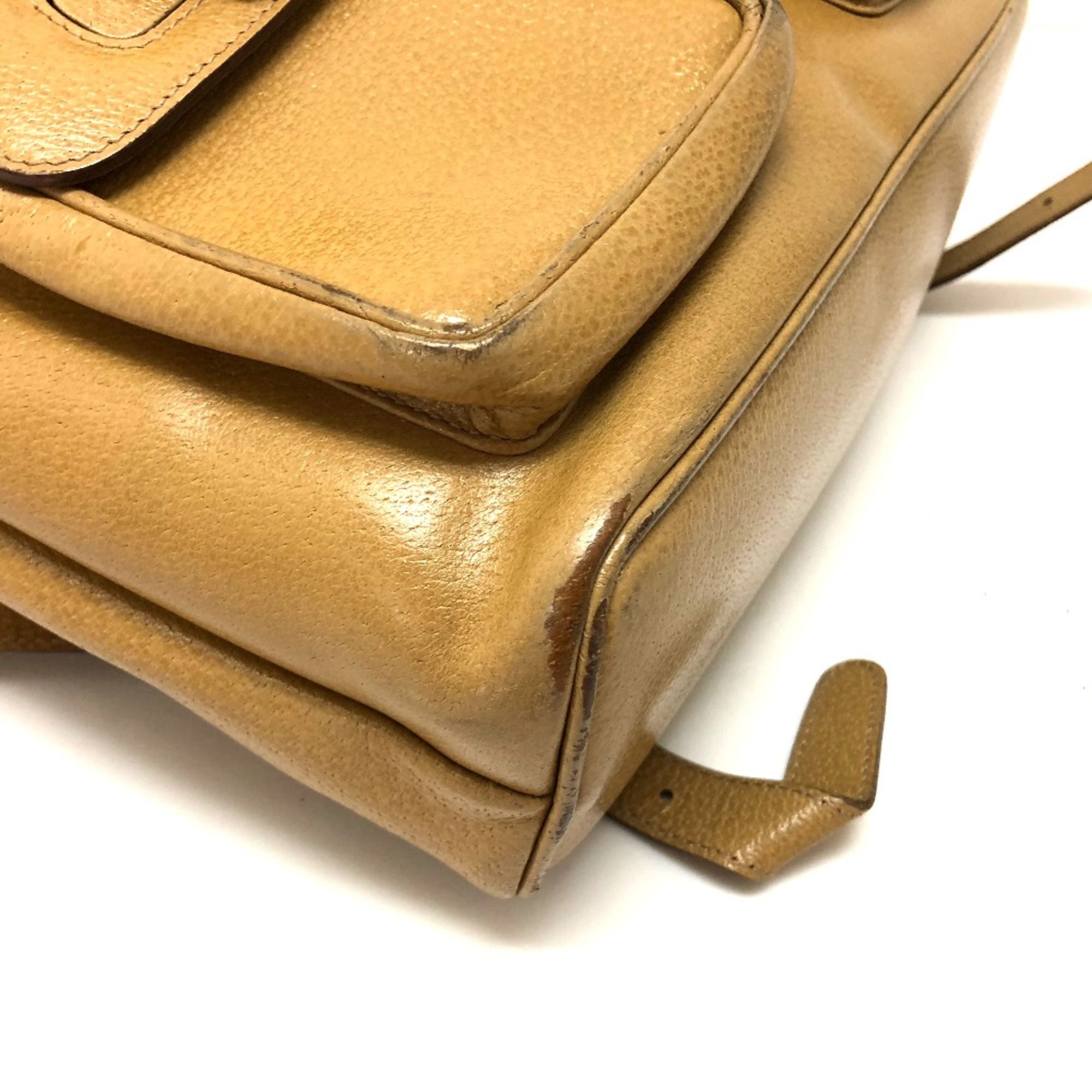 Leather Backpack (Pre-Owned) - Gucci - Modalova