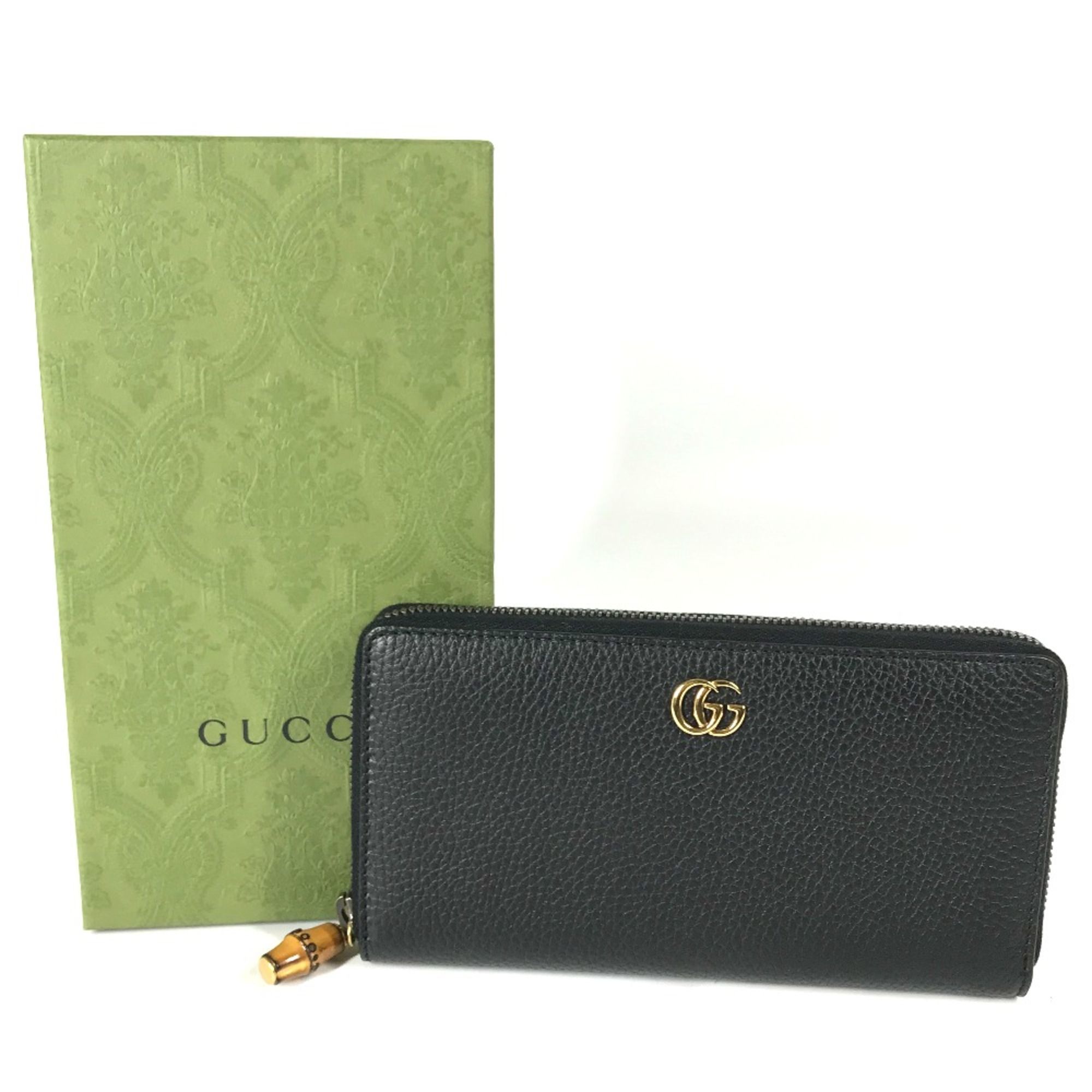 Leather Long Wallet (Bi-Fold) (Pre-Owned) - Gucci - Modalova