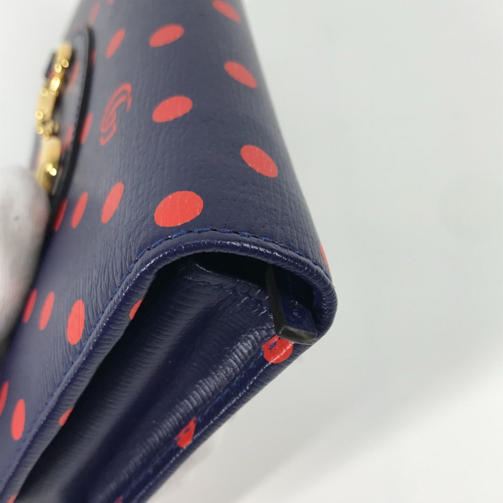 Leather Long Wallet (Bi-Fold) (Pre-Owned) - Gucci - Modalova