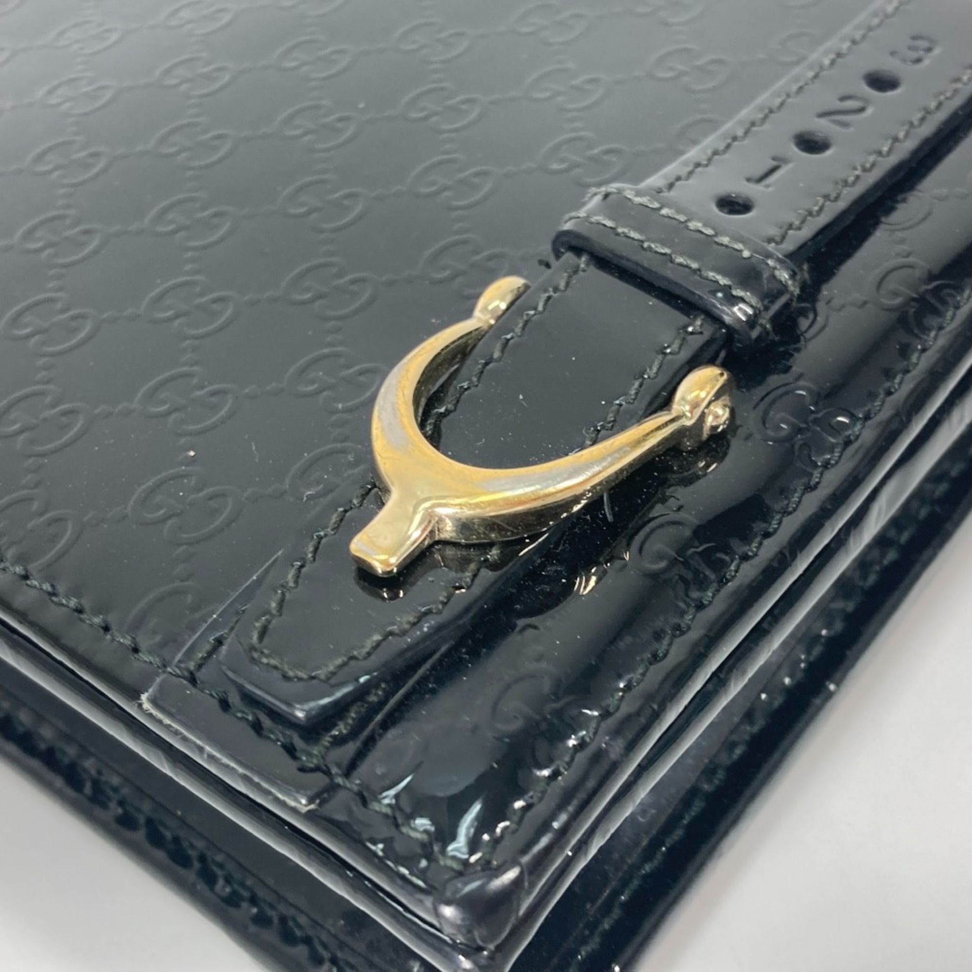 Patent Leather Shoulder Bag (Pre-Owned) - Gucci - Modalova