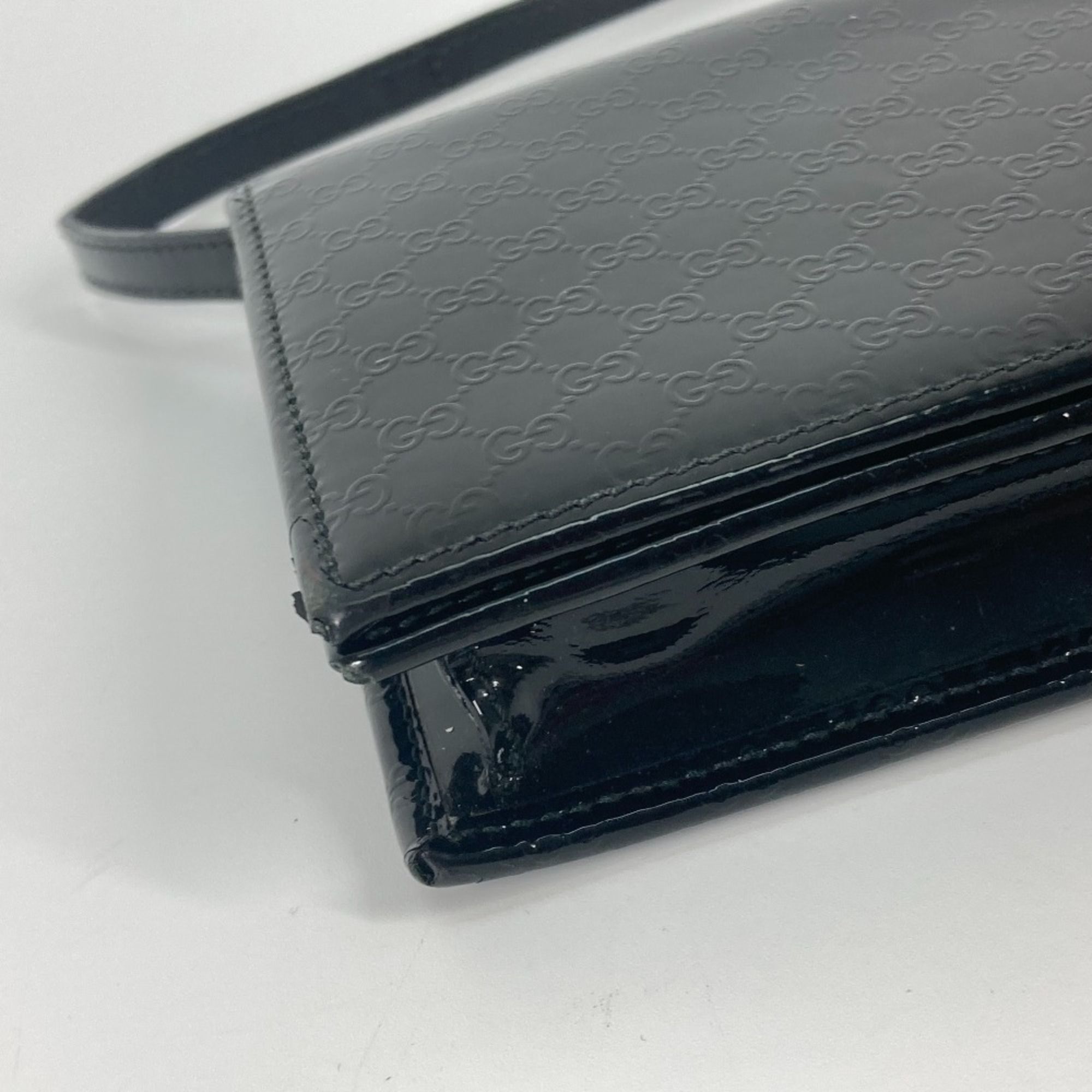 Patent Leather Shoulder Bag (Pre-Owned) - Gucci - Modalova