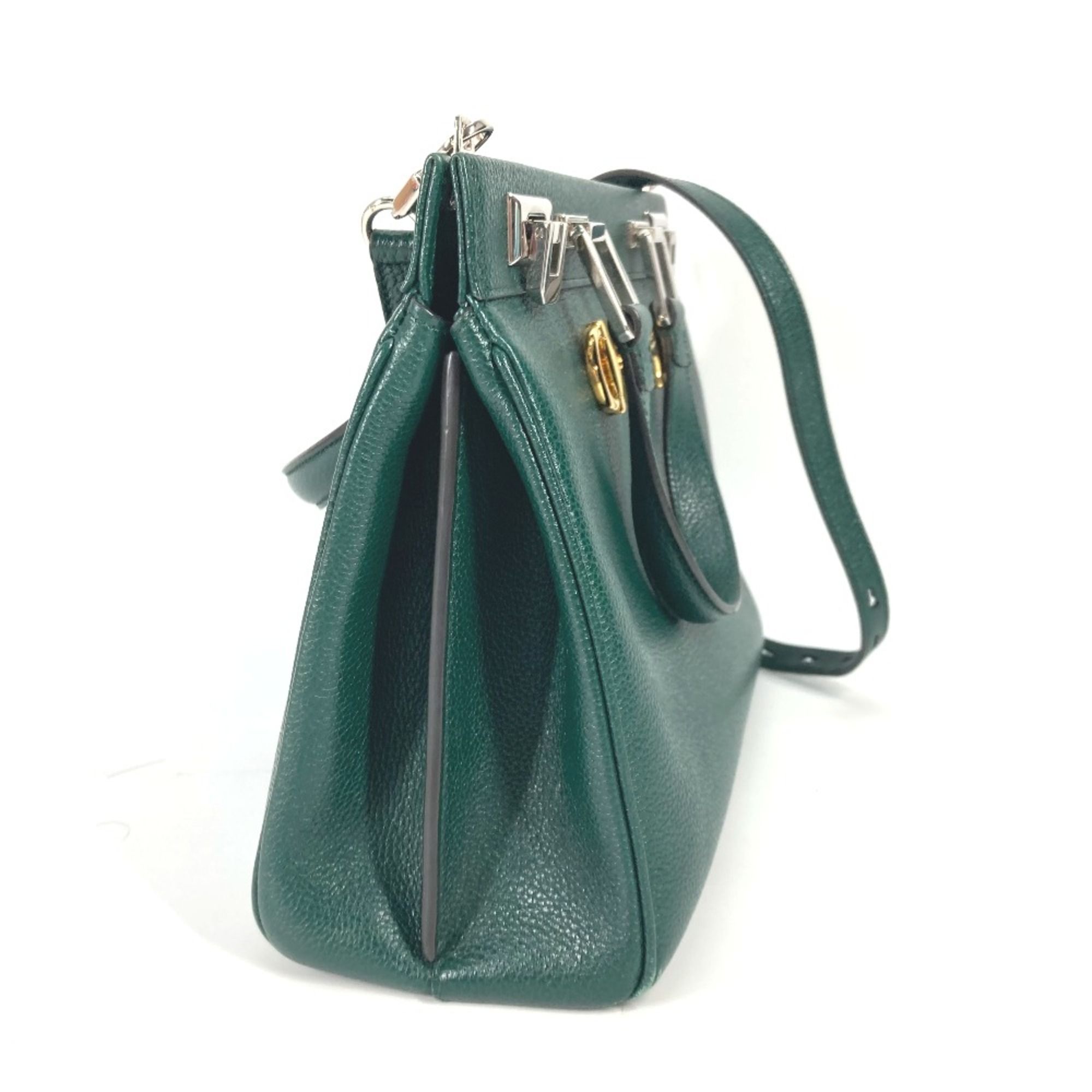 Leather Handbag (Pre-Owned) - Gucci - Modalova