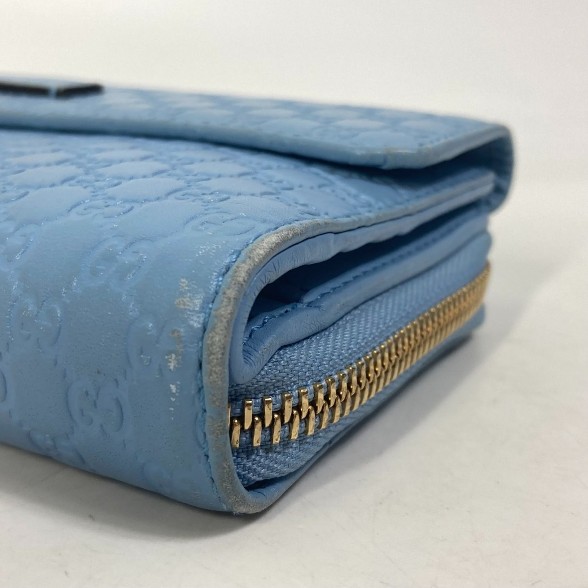 Leather Long Wallet (Bi-Fold) (Pre-Owned) - Gucci - Modalova