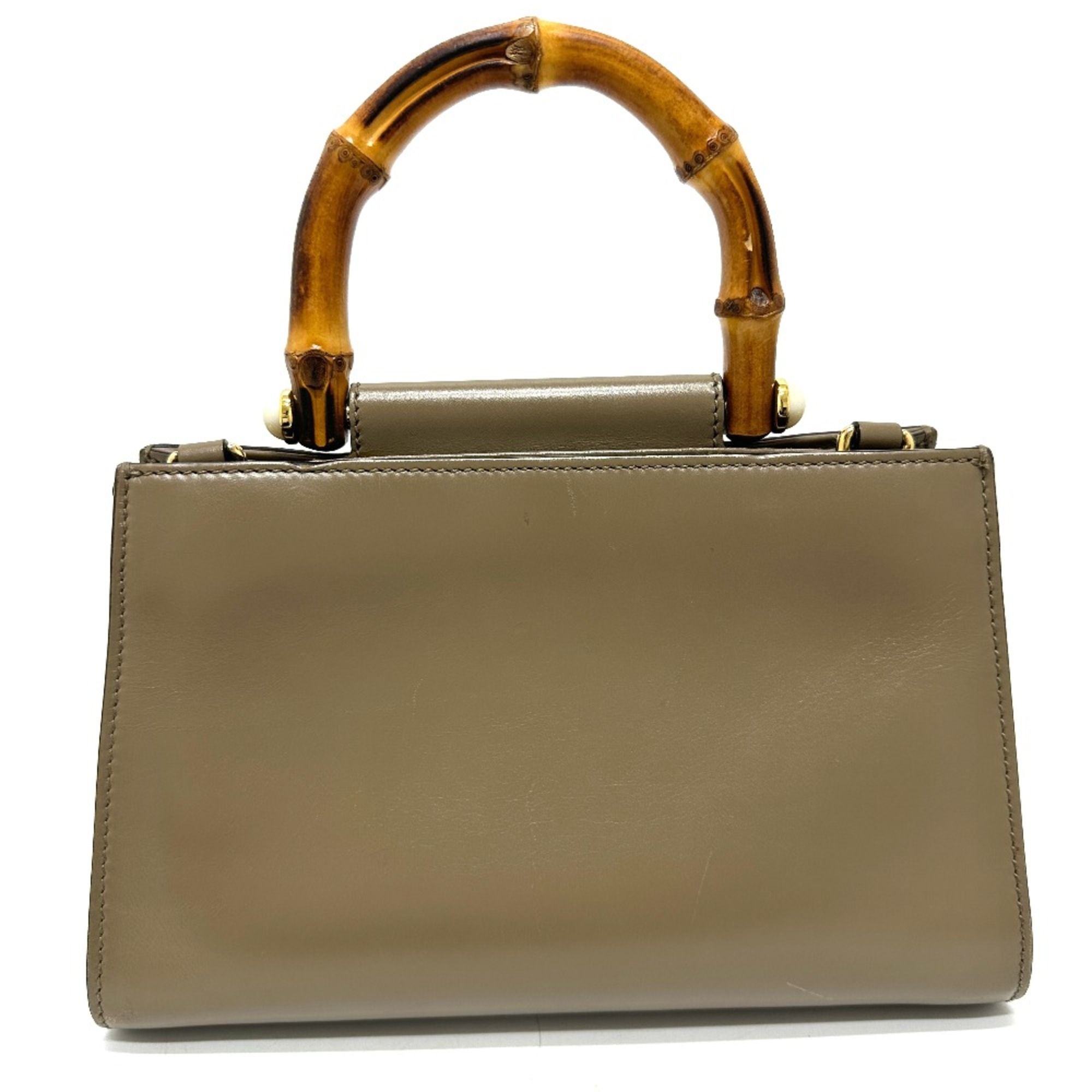 Leather Handbag (Pre-Owned) - Gucci - Modalova