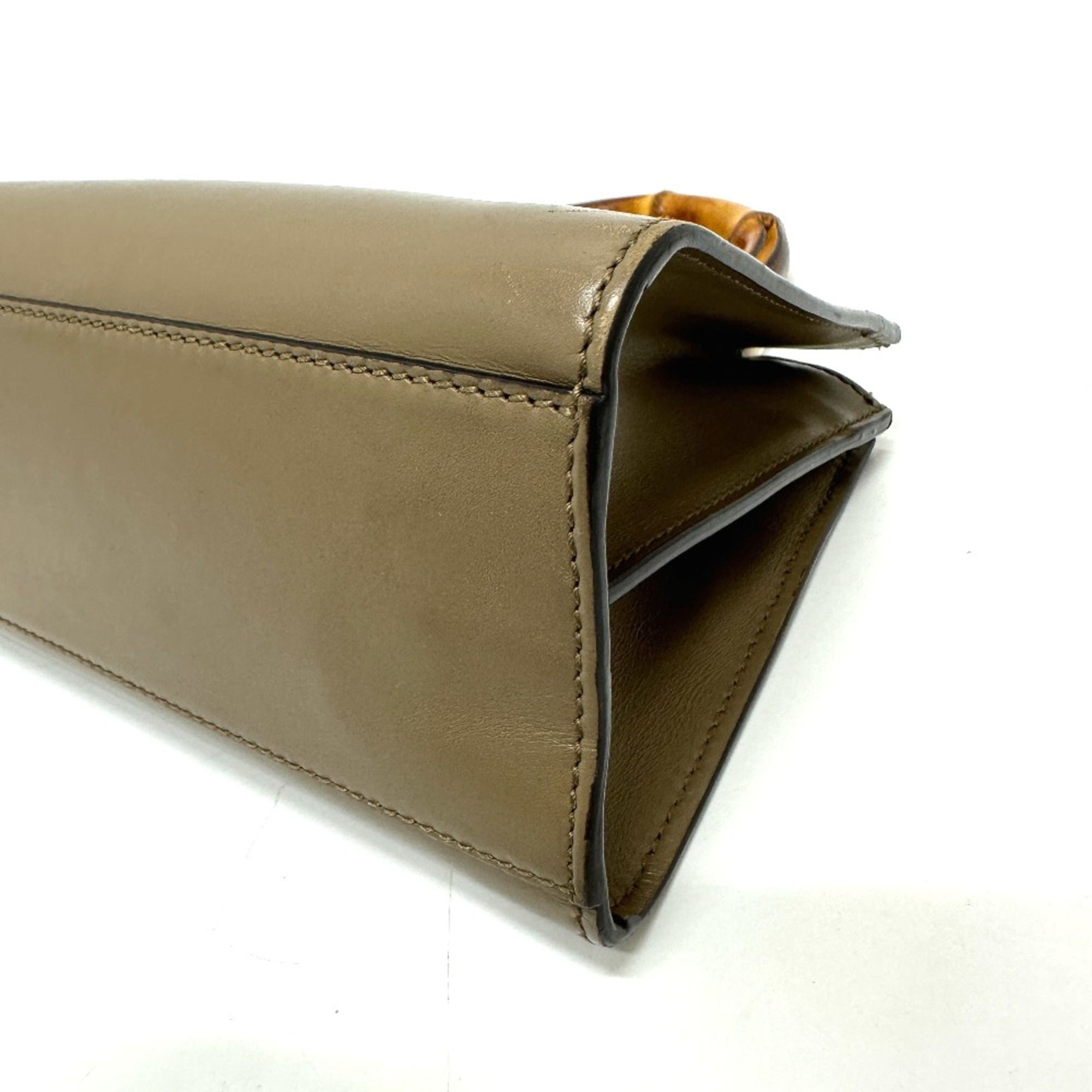 Leather Handbag (Pre-Owned) - Gucci - Modalova
