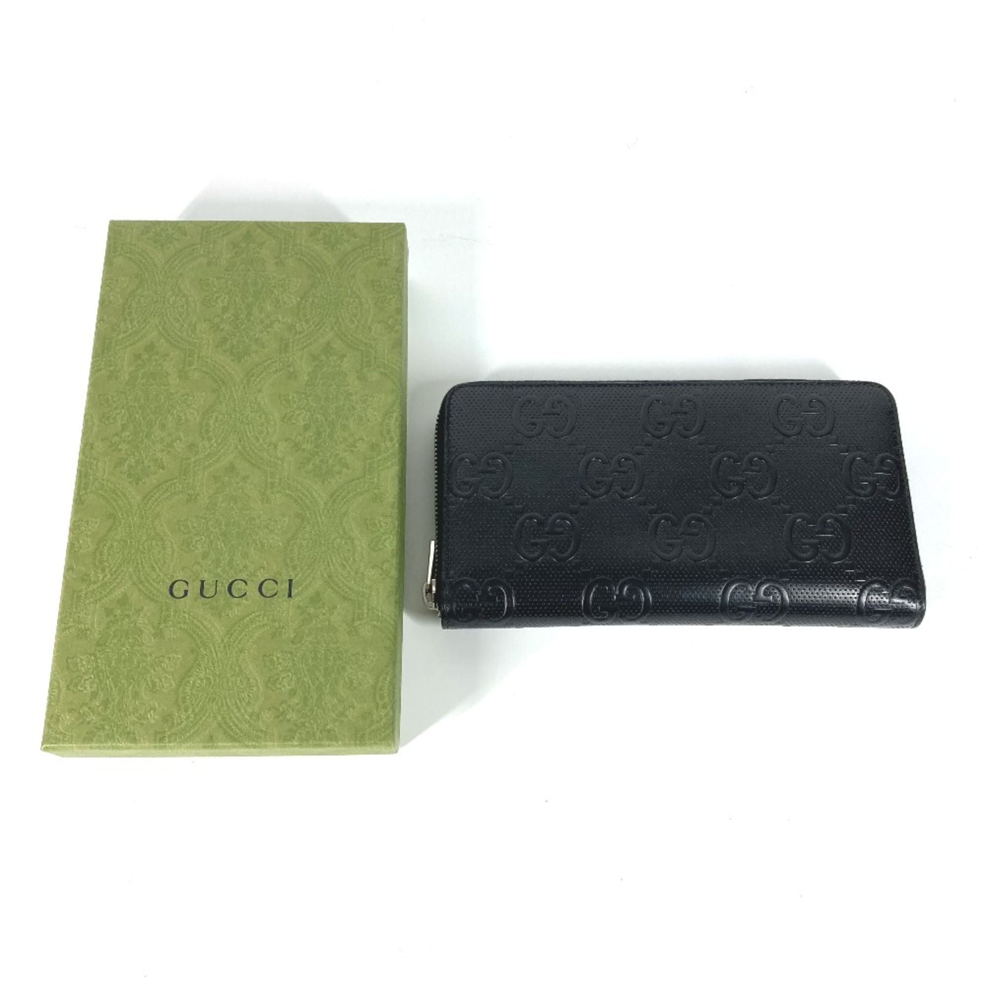 Leather Long Wallet (Bi-Fold) (Pre-Owned) - Gucci - Modalova