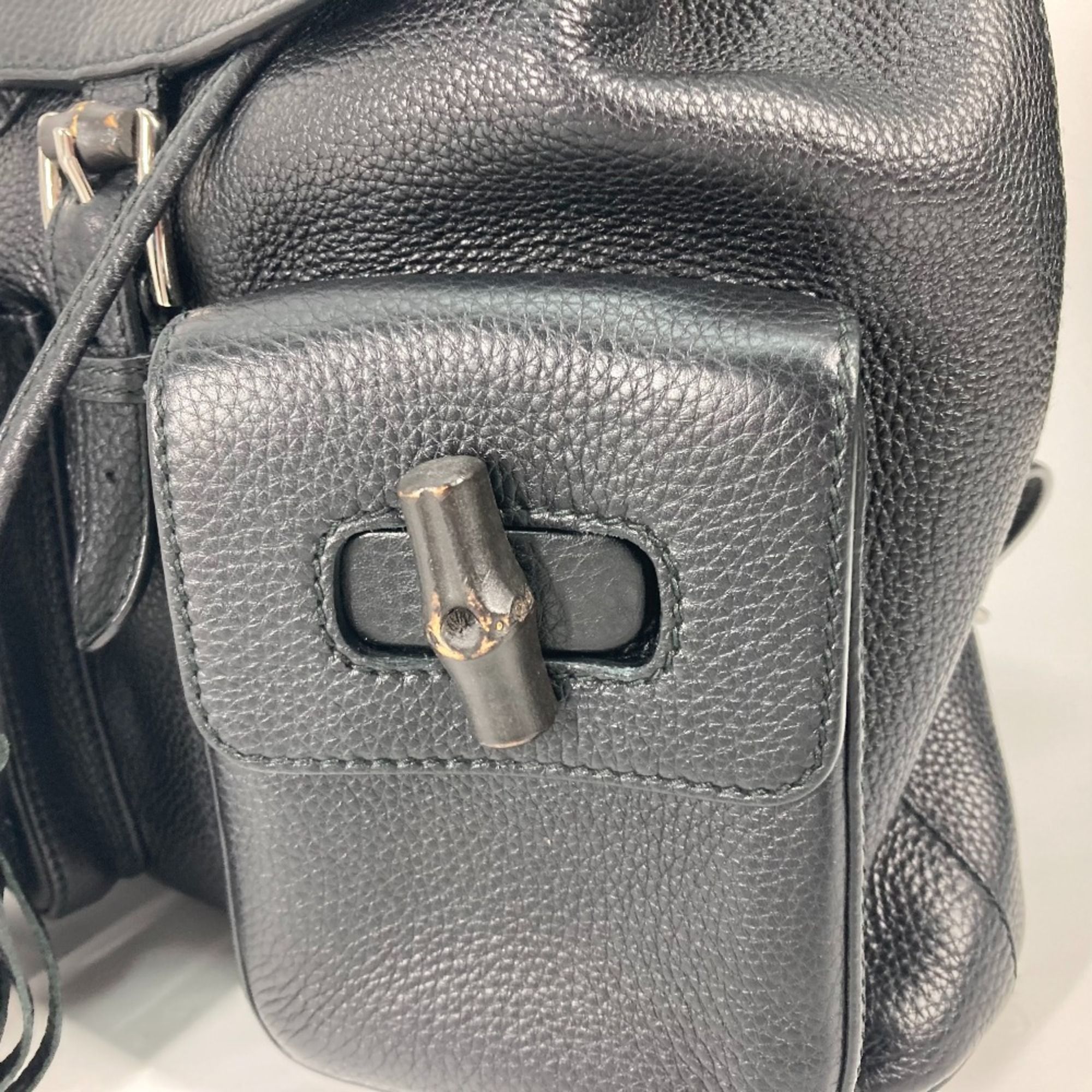 Leather Backpack (Pre-Owned) - Gucci - Modalova