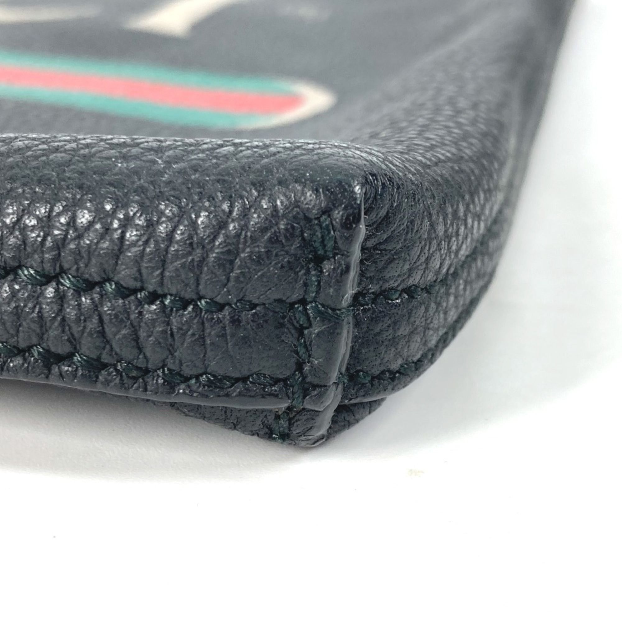 Leather Clutch Bag (Pre-Owned) - Gucci - Modalova