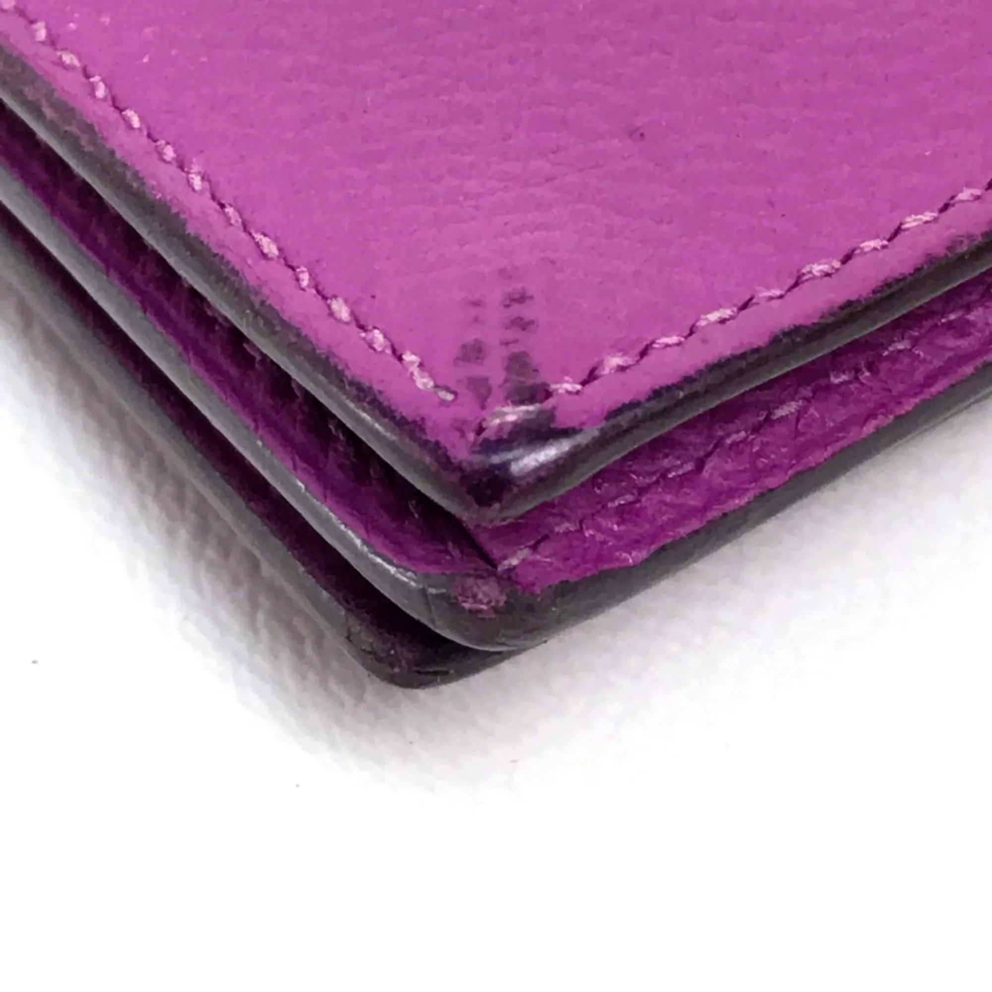 Leather Long Wallet (Bi-Fold) (Pre-Owned) - Hermes - Modalova
