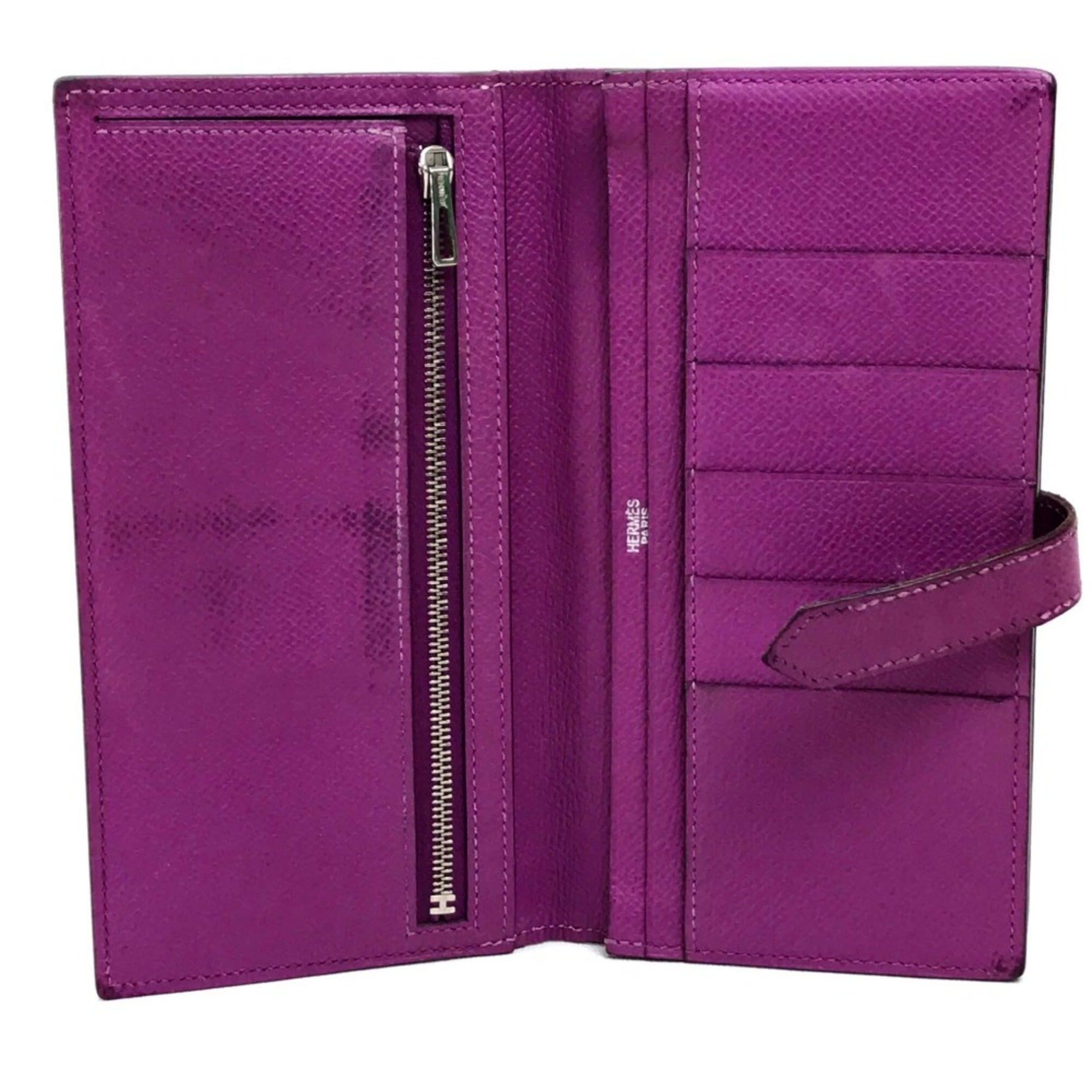 Leather Long Wallet (Bi-Fold) (Pre-Owned) - Hermes - Modalova