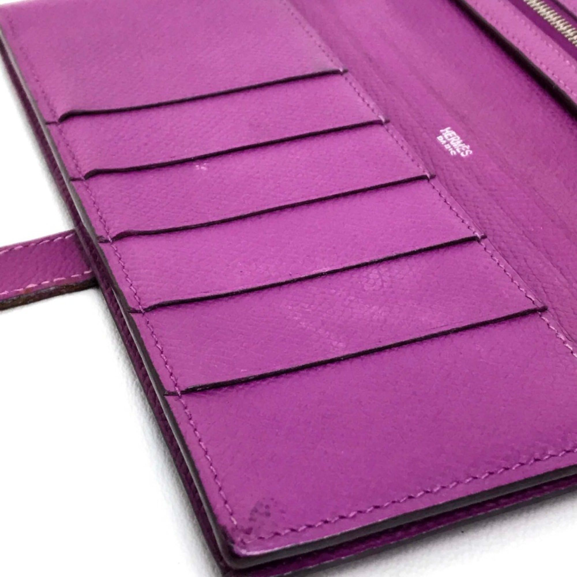 Leather Long Wallet (Bi-Fold) (Pre-Owned) - Hermes - Modalova