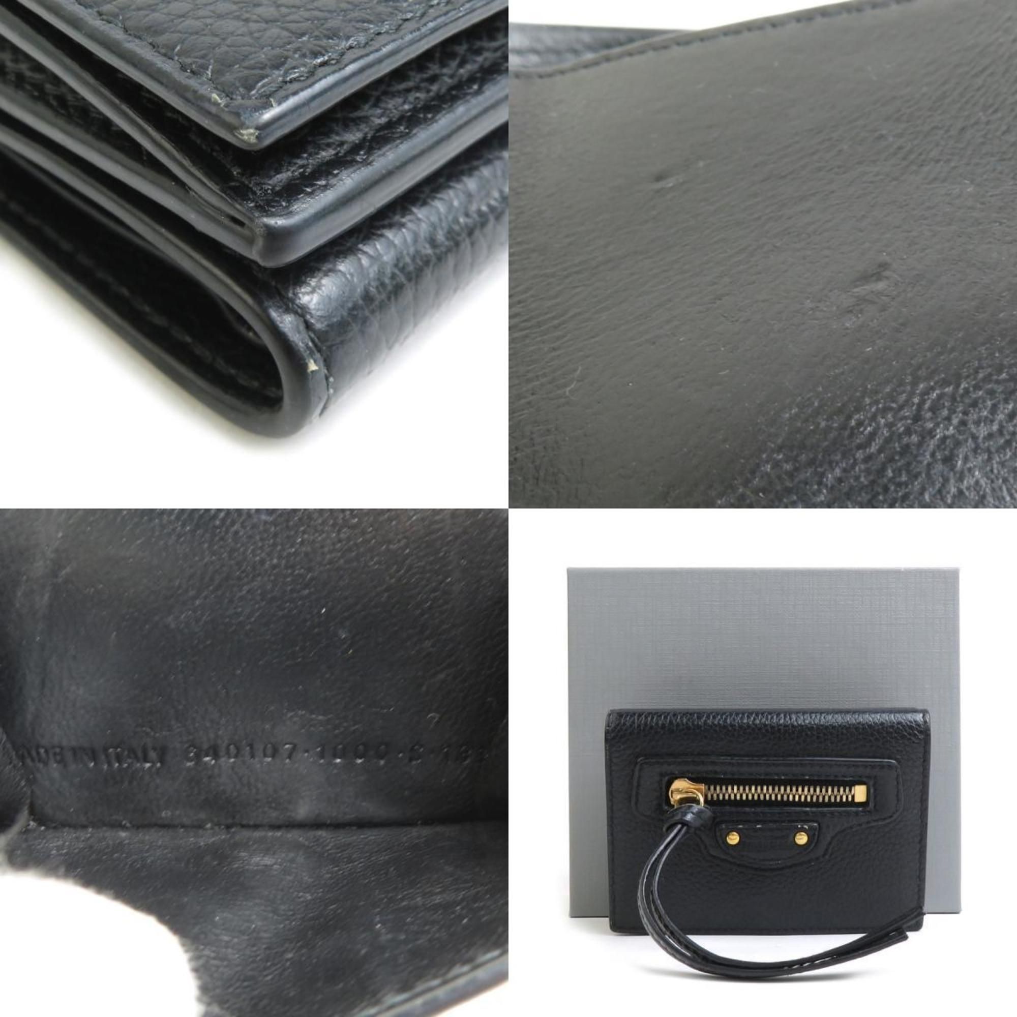 Leather Wallet (Tri-Fold) (Pre-Owned) - Balenciaga - Modalova