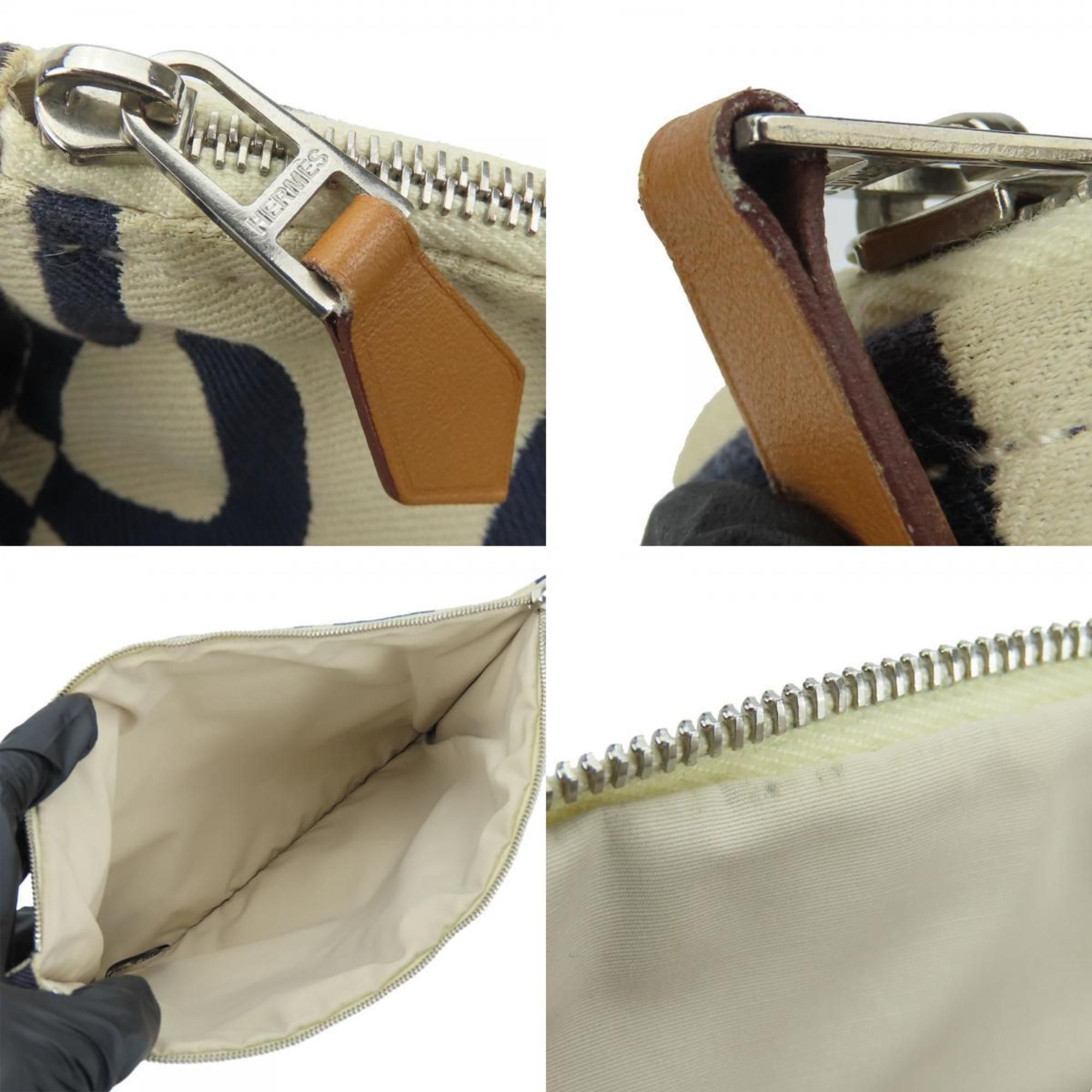 Canvas Clutch Bag Pouch (Pre-Owned) - Hermes - Modalova