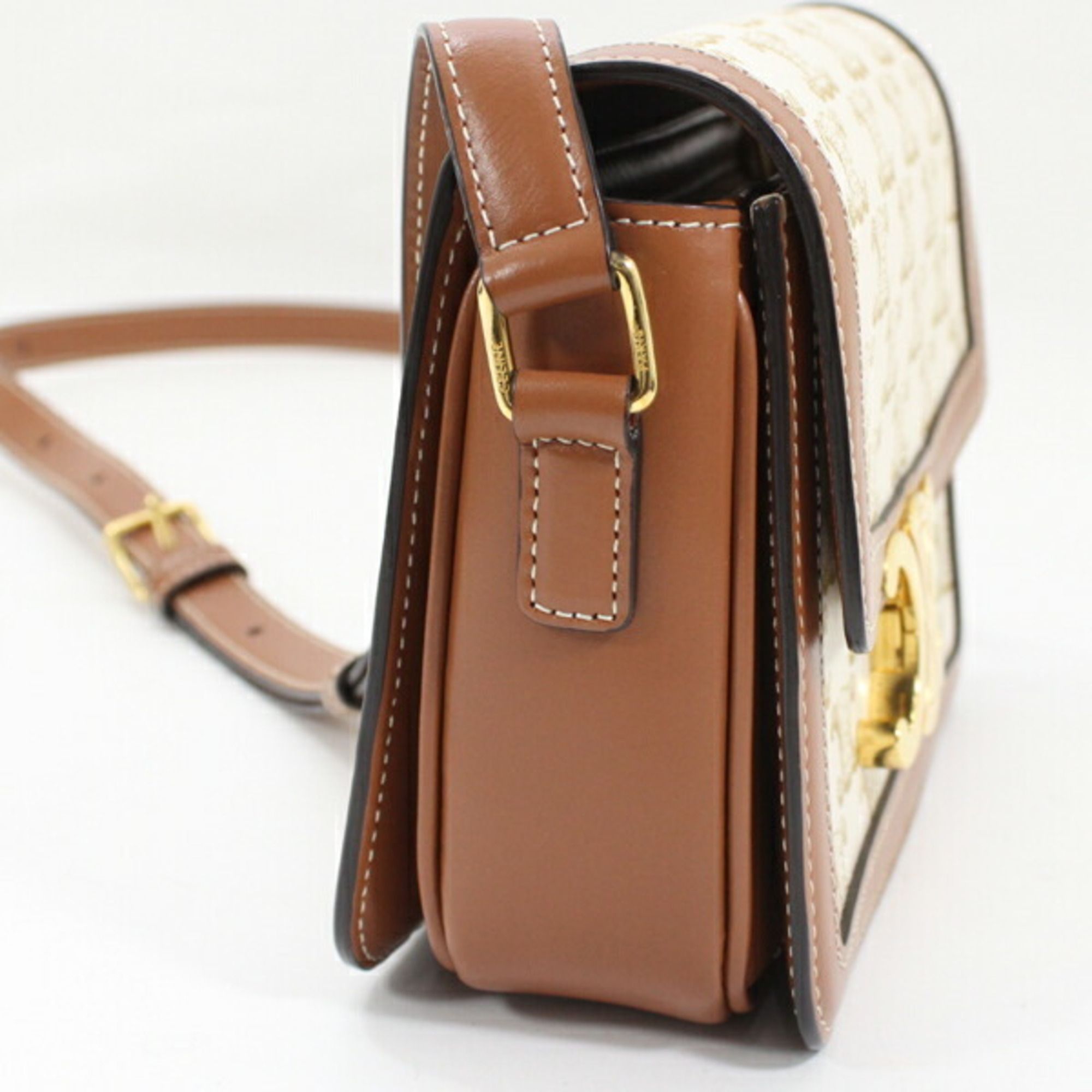 Canvas Leather Shoulder Bag (Pre-Owned) - Celine - Modalova