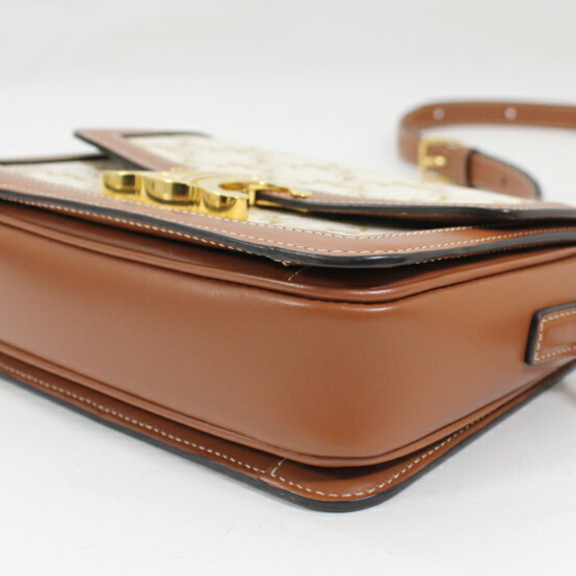 Canvas Leather Shoulder Bag (Pre-Owned) - Celine - Modalova
