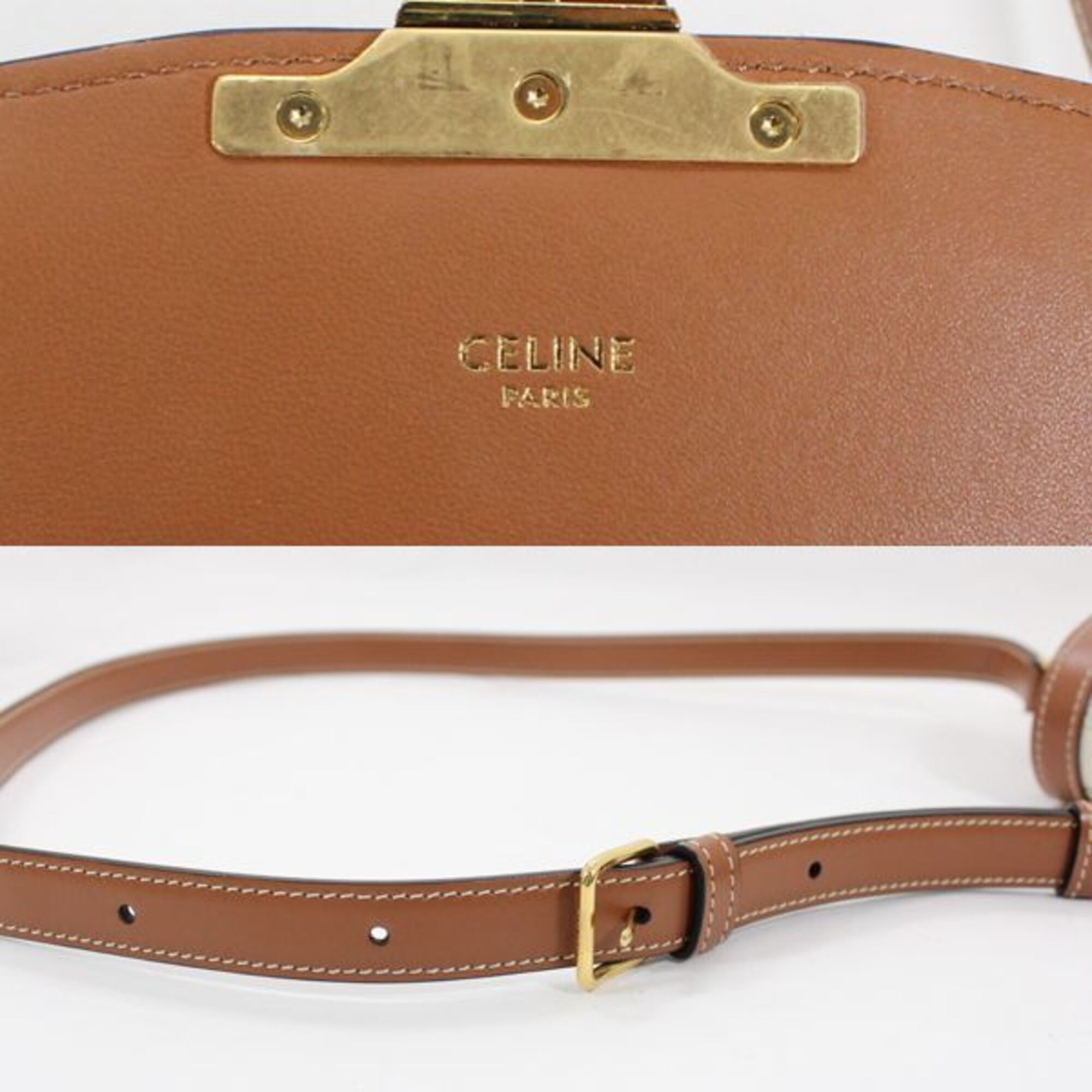 Canvas Leather Shoulder Bag (Pre-Owned) - Celine - Modalova
