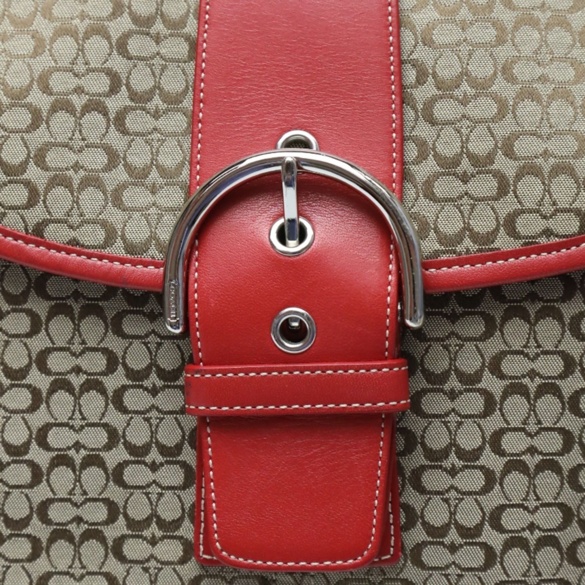 Canvas Shoulder Bag (Pre-Owned) - Coach - Modalova