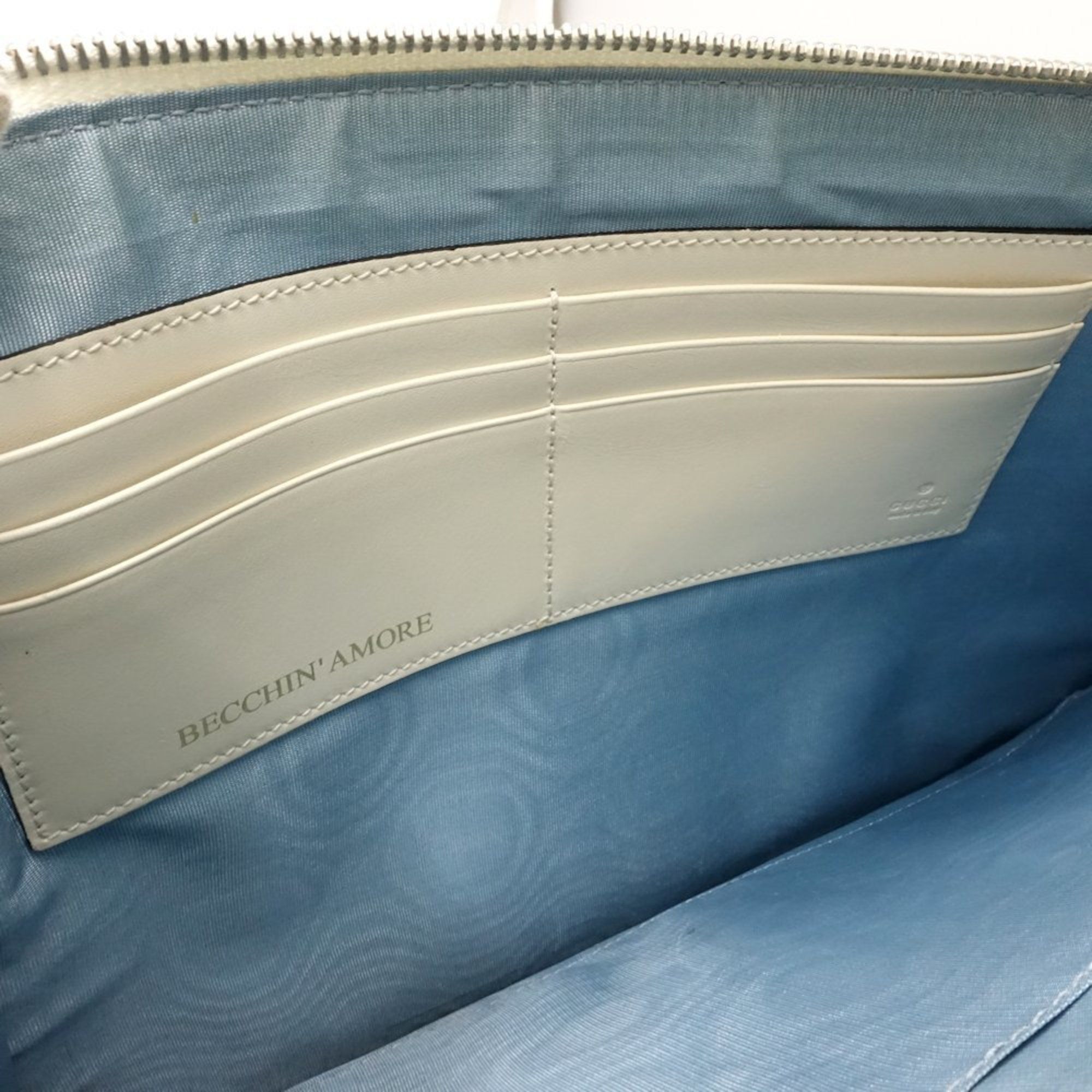Leather Clutch Bag (Pre-Owned) - Gucci - Modalova