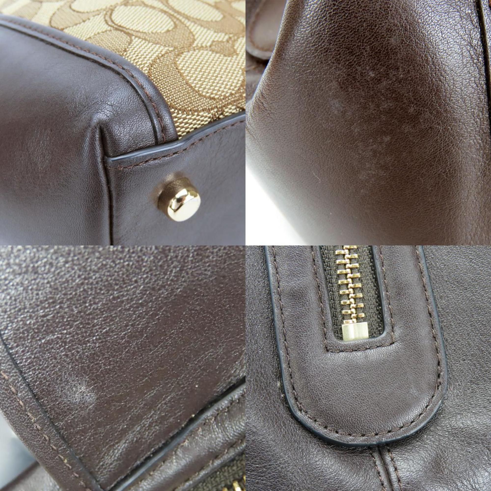 Canvas Leather Tote Bag (Pre-Owned) - Coach - Modalova