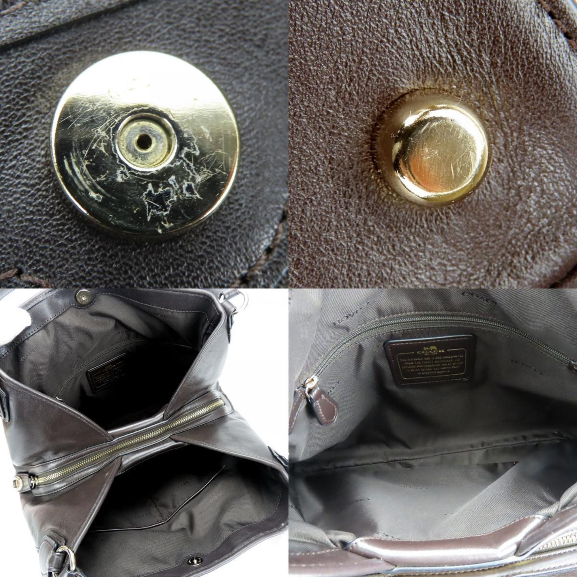 Canvas Leather Tote Bag (Pre-Owned) - Coach - Modalova