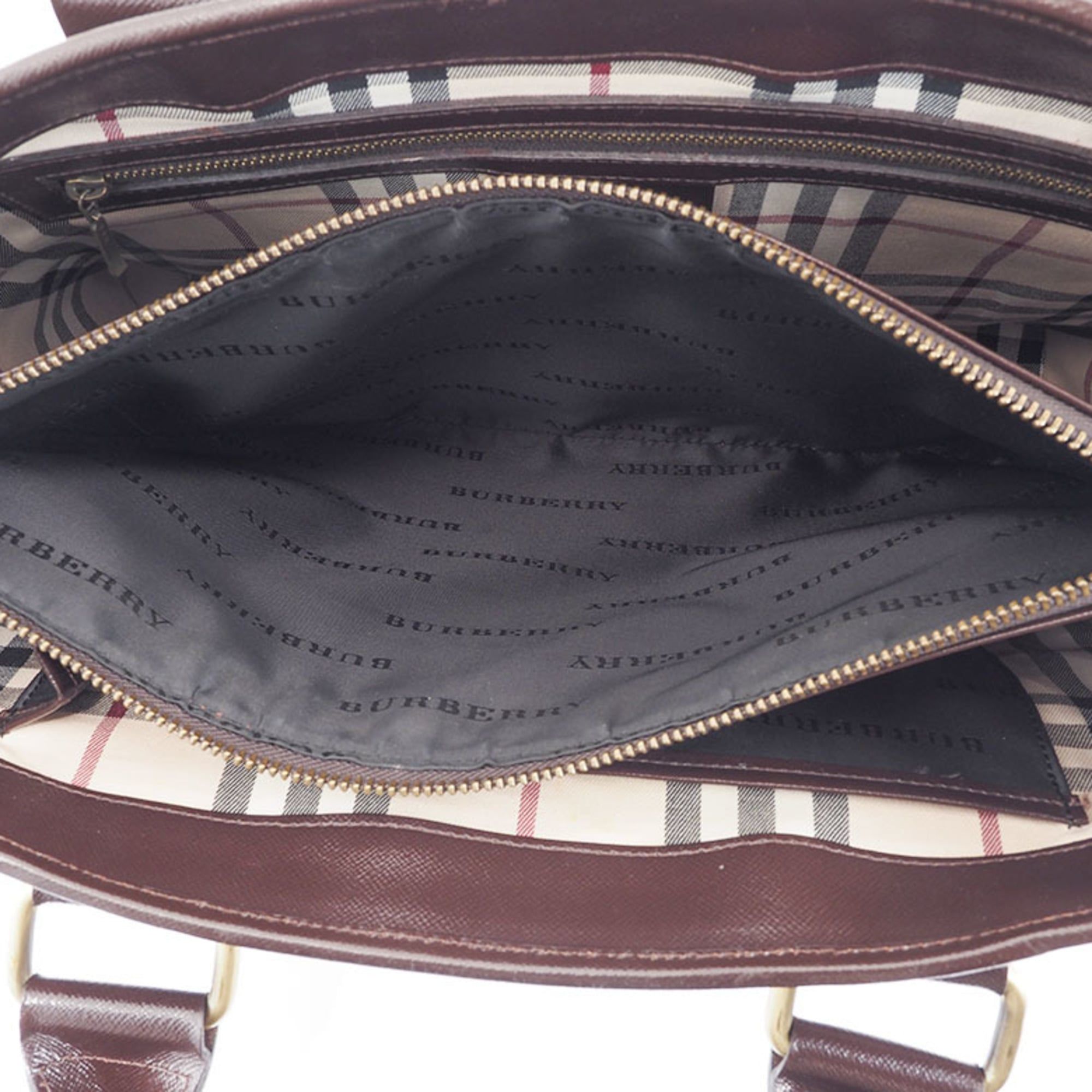 Leather Handbag (Pre-Owned) - Burberry - Modalova