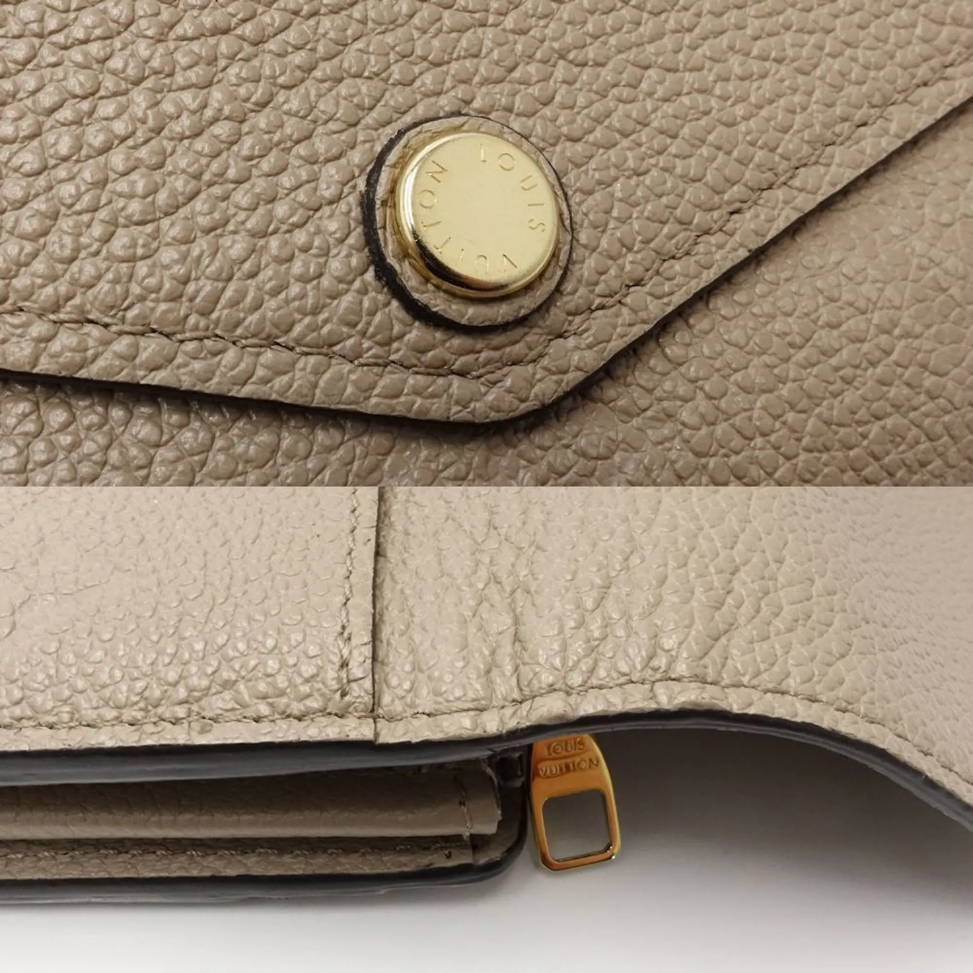 Leather Long Wallet (Bi-Fold) (Pre-Owned) - Louis Vuitton - Modalova