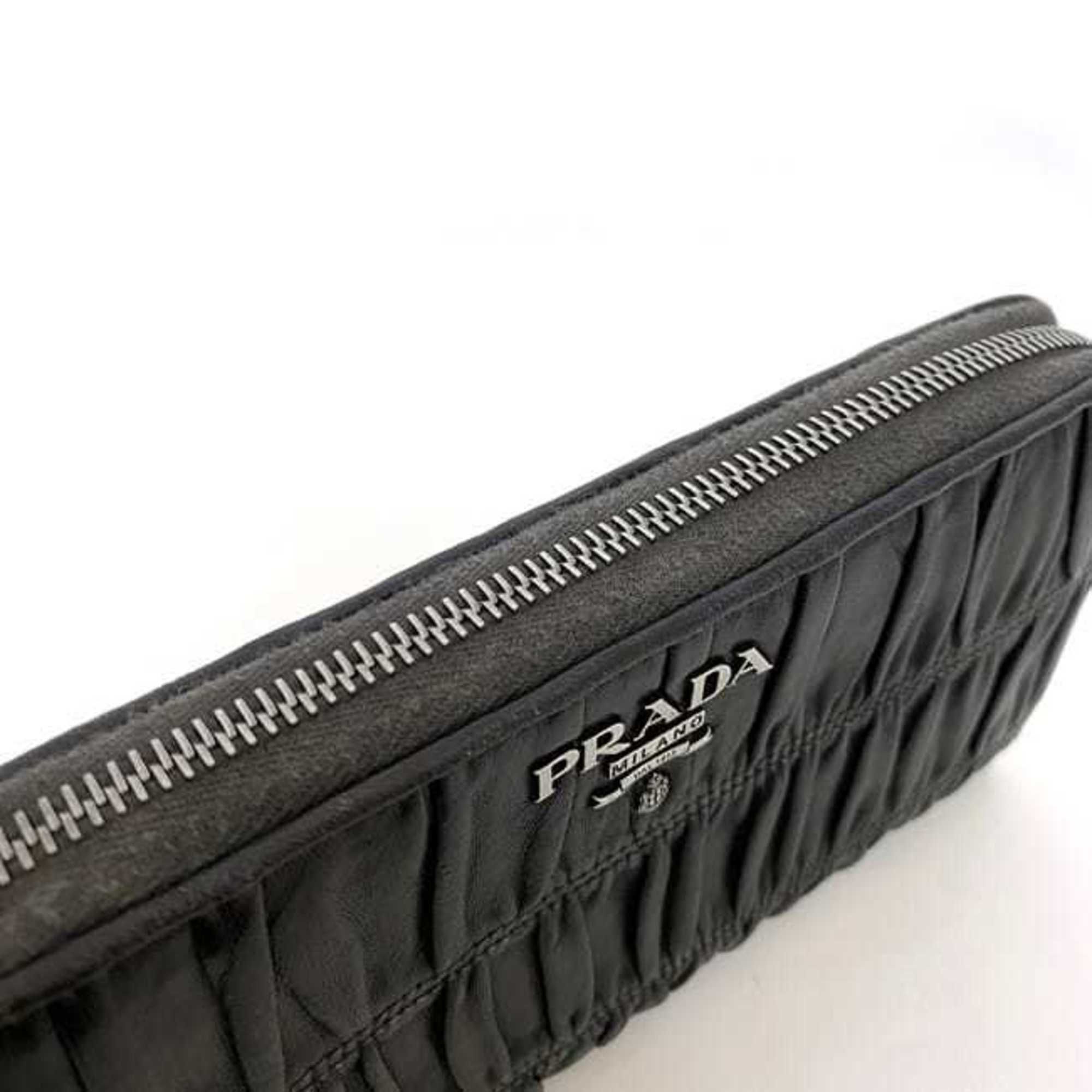 Leather Long Wallet (Bi-Fold) (Pre-Owned) - Prada - Modalova