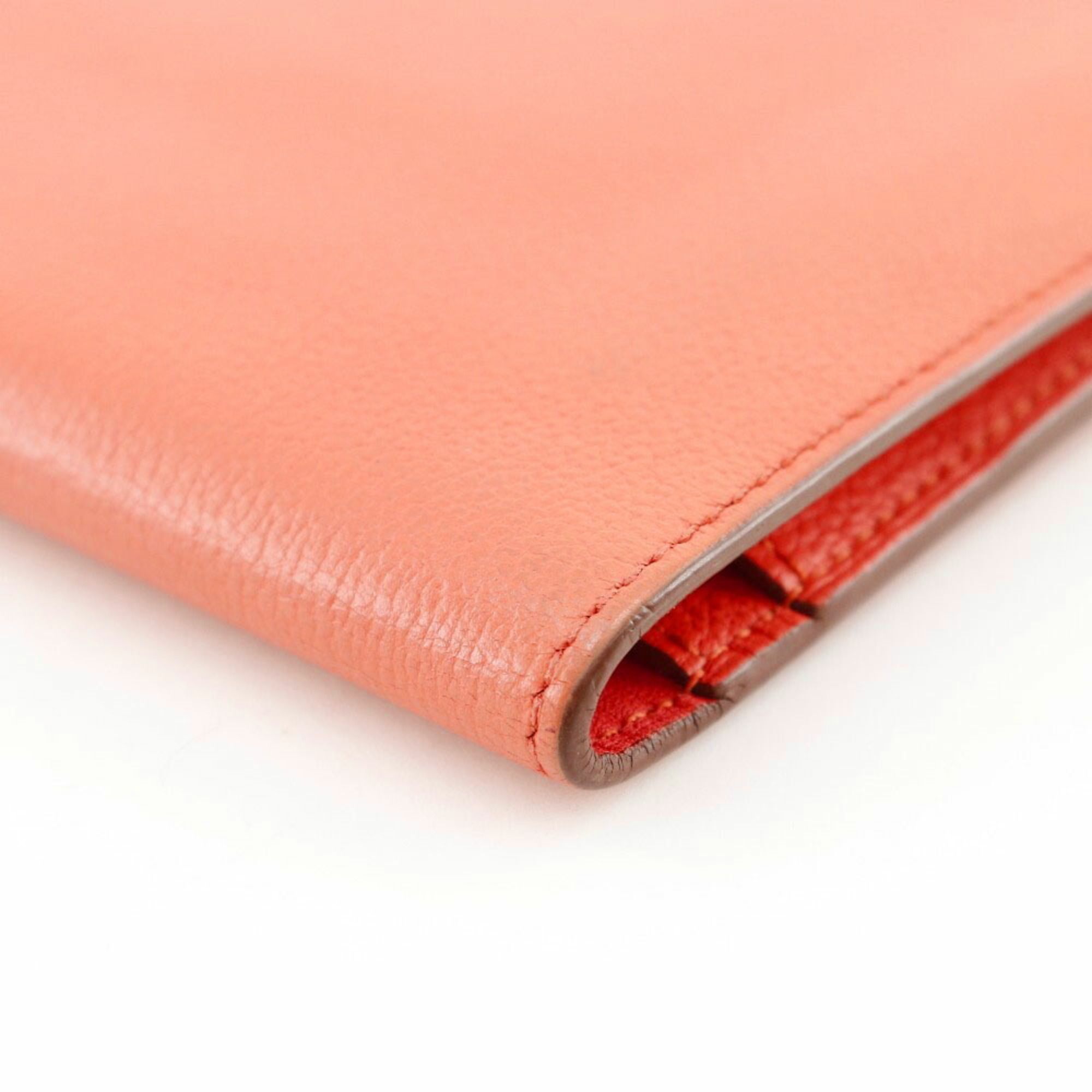 Chevre Leather Long Wallet (Bi-Fold) (Pre-Owned) - Hermes - Modalova