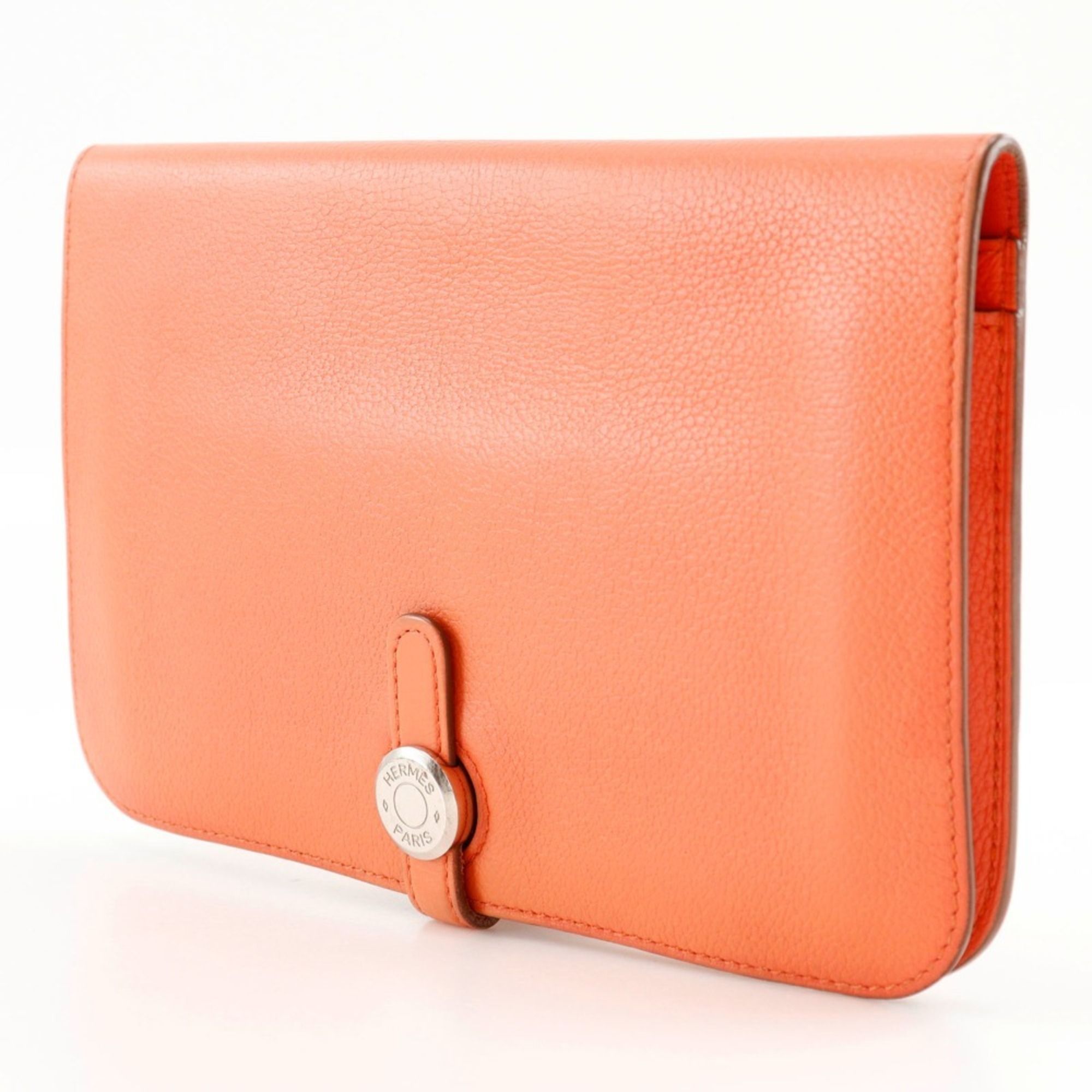 Chevre Leather Long Wallet (Bi-Fold) (Pre-Owned) - Hermes - Modalova