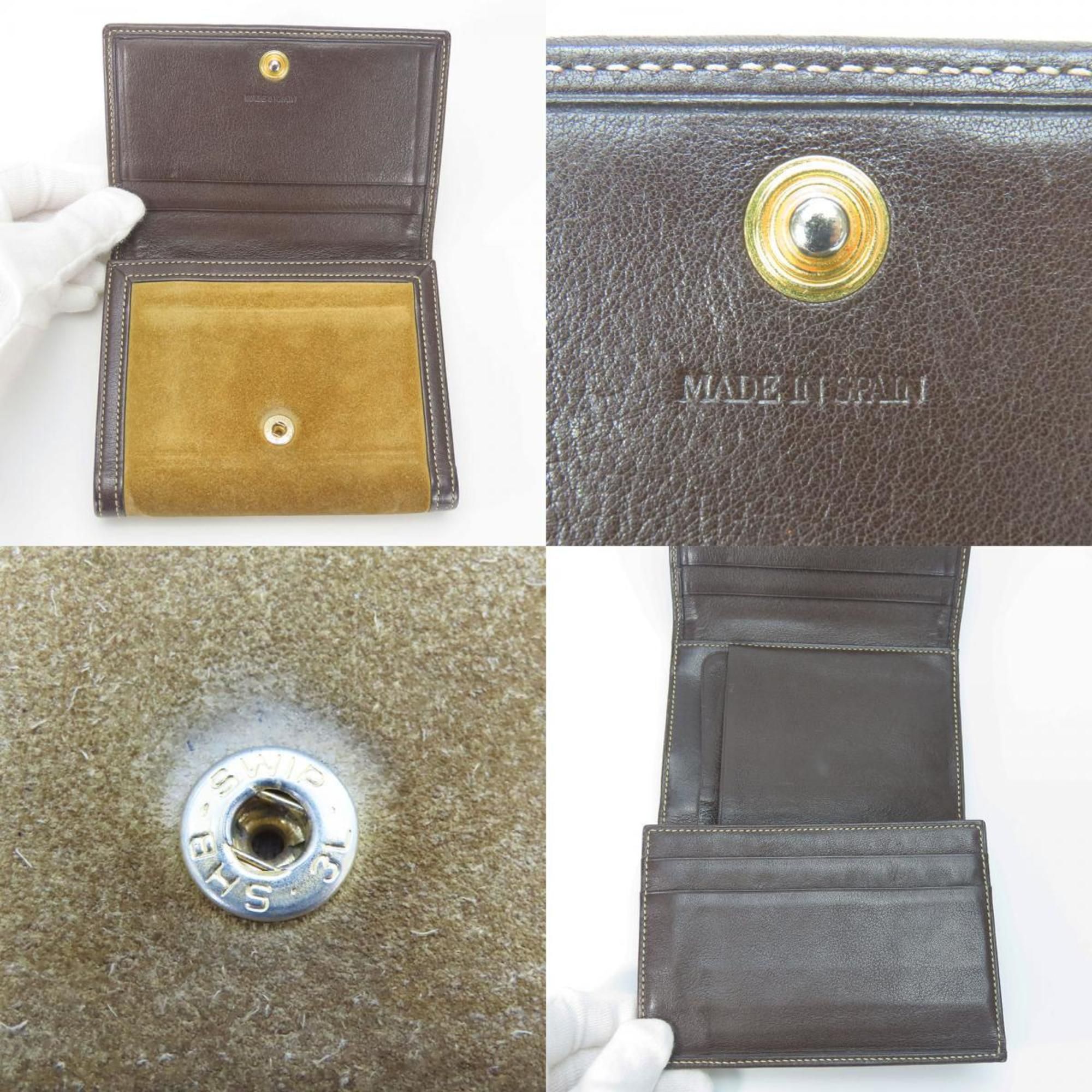 Suede Leather Wallet (Tri-Fold) (Pre-Owned) - Loewe - Modalova