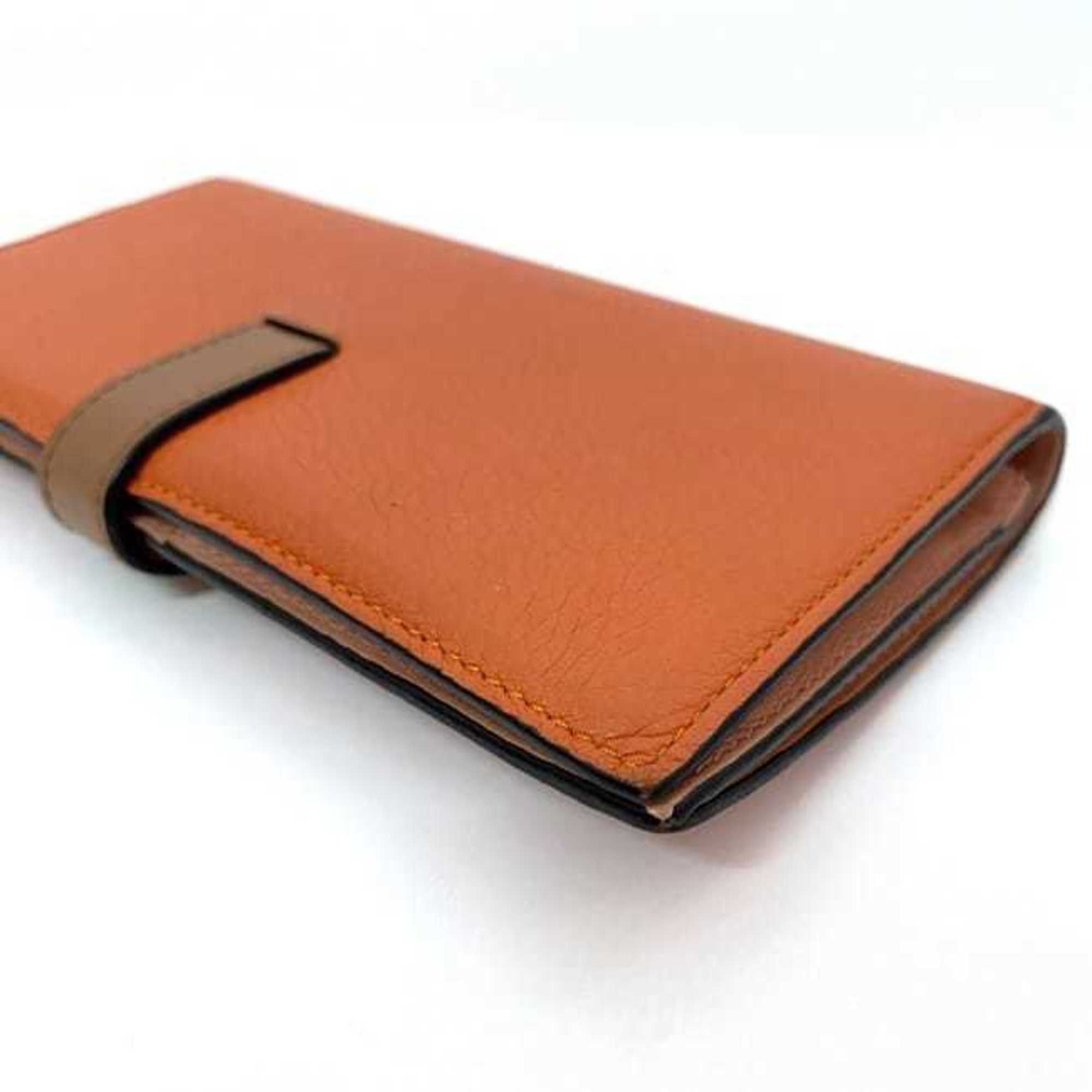Leather Long Wallet (Bi-Fold) (Pre-Owned) - Loewe - Modalova