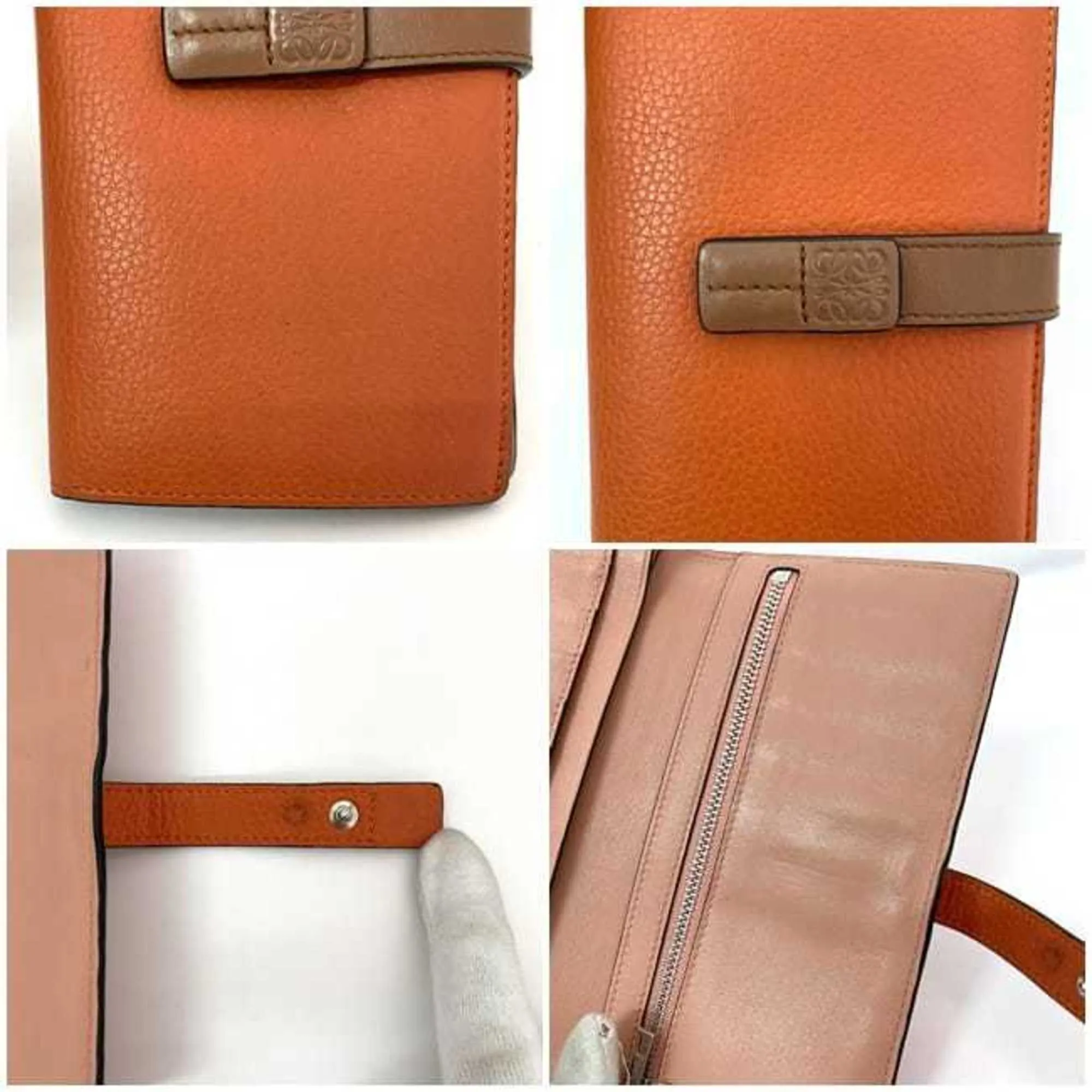 Leather Long Wallet (Bi-Fold) (Pre-Owned) - Loewe - Modalova