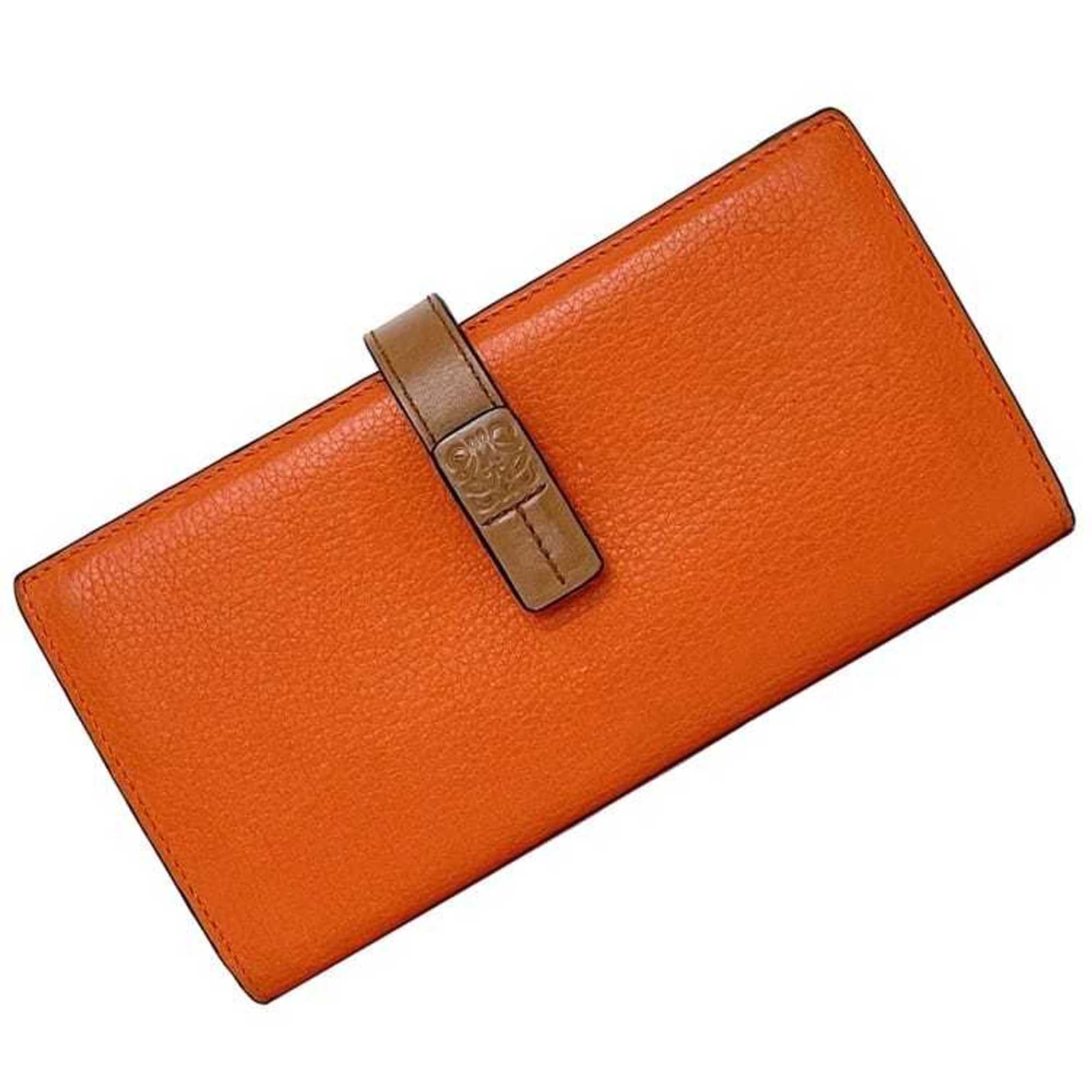 Leather Long Wallet (Bi-Fold) (Pre-Owned) - Loewe - Modalova